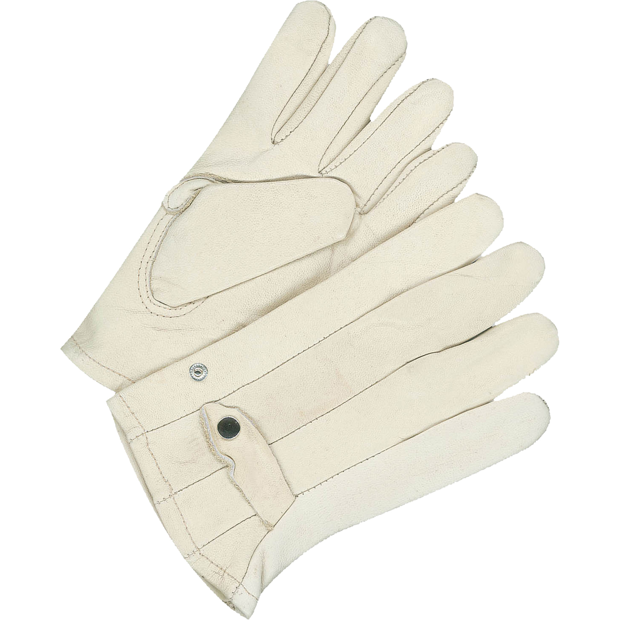 Gants classiques de cordeur, 9, Paume Cuir fleur de vache