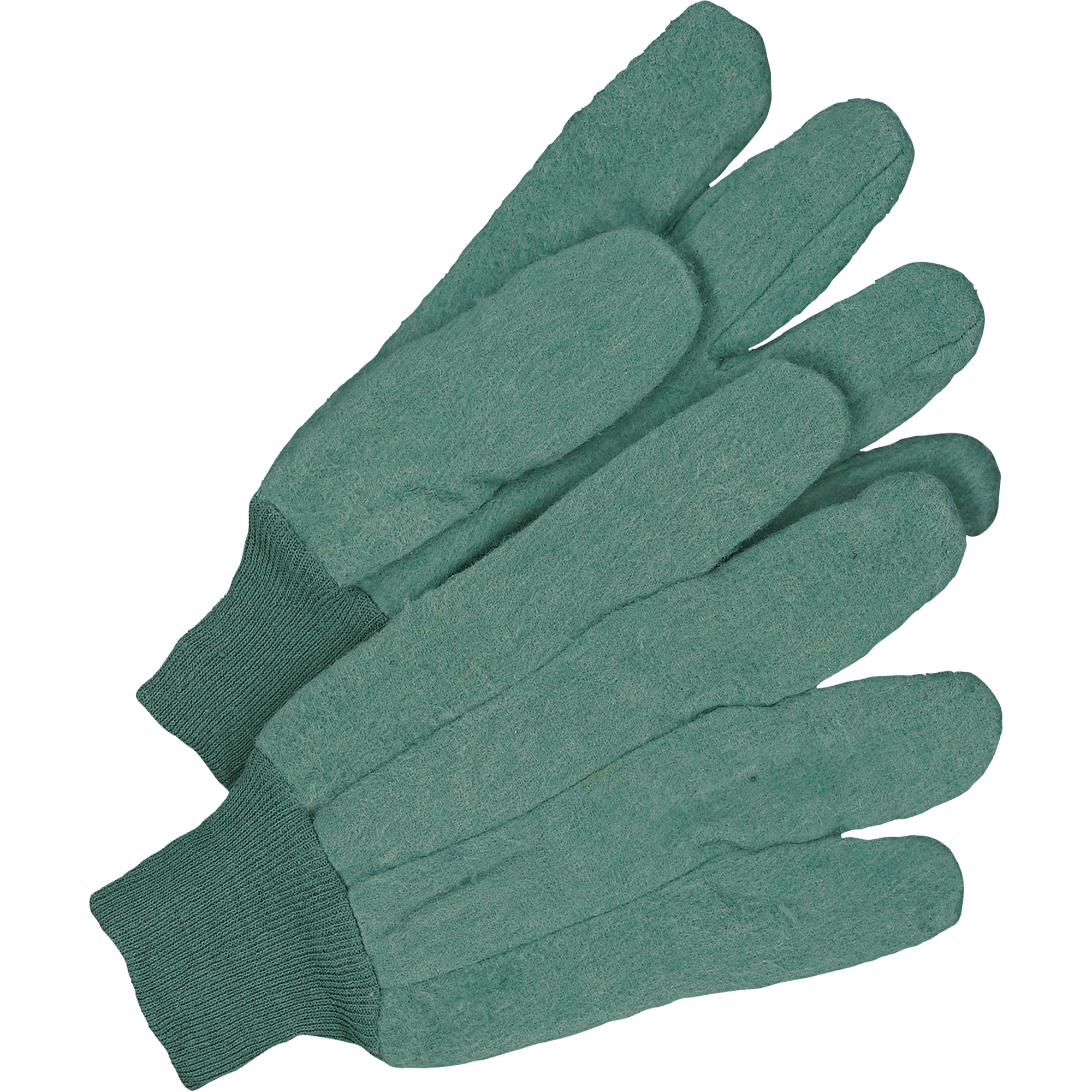 Gants classiques en molleton de coton, Taille unique