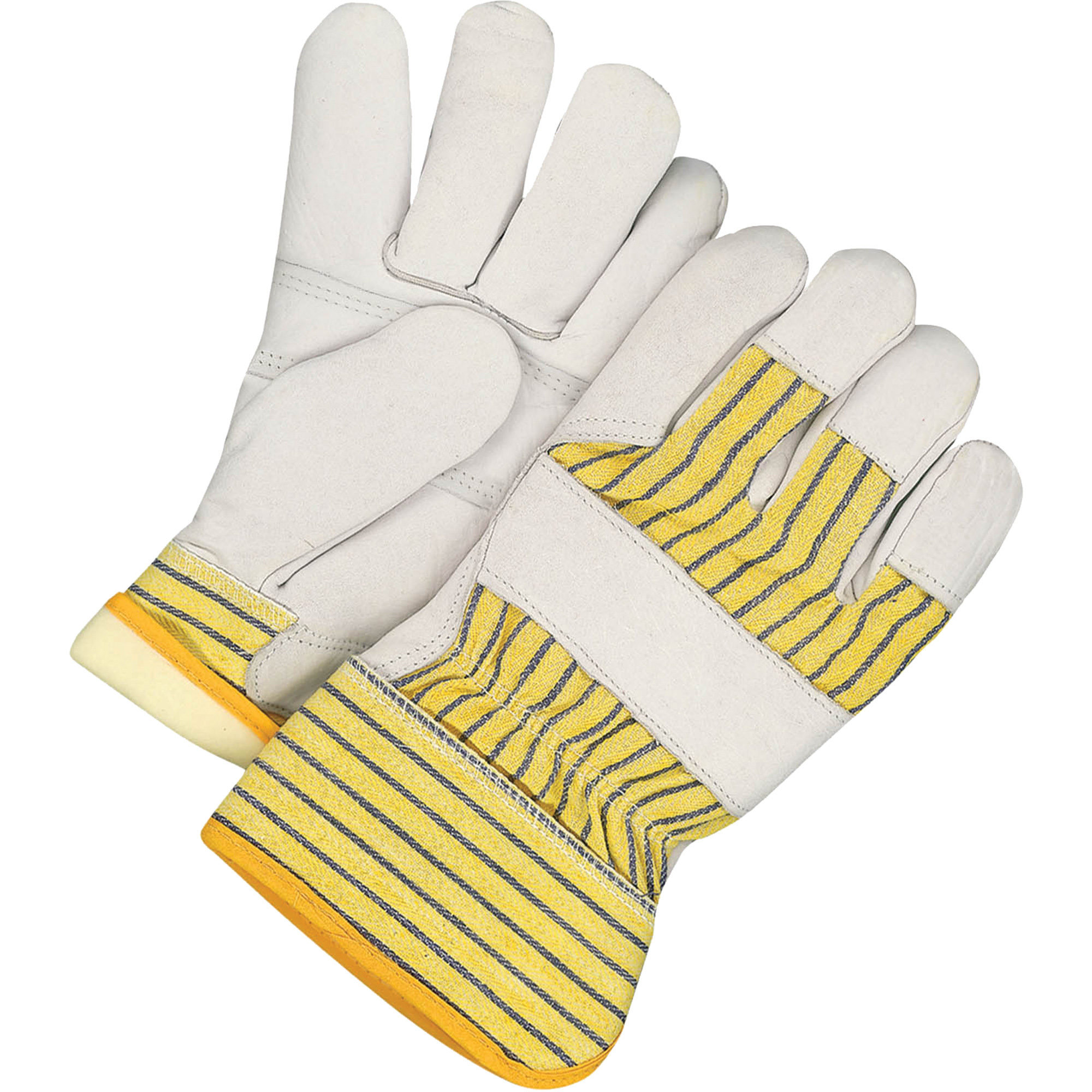 Gants d'ajusteur classiques avec paume renforcée, Taille unique, Paume en Cuir fleur de vache, Doublure en ThinsulateMC