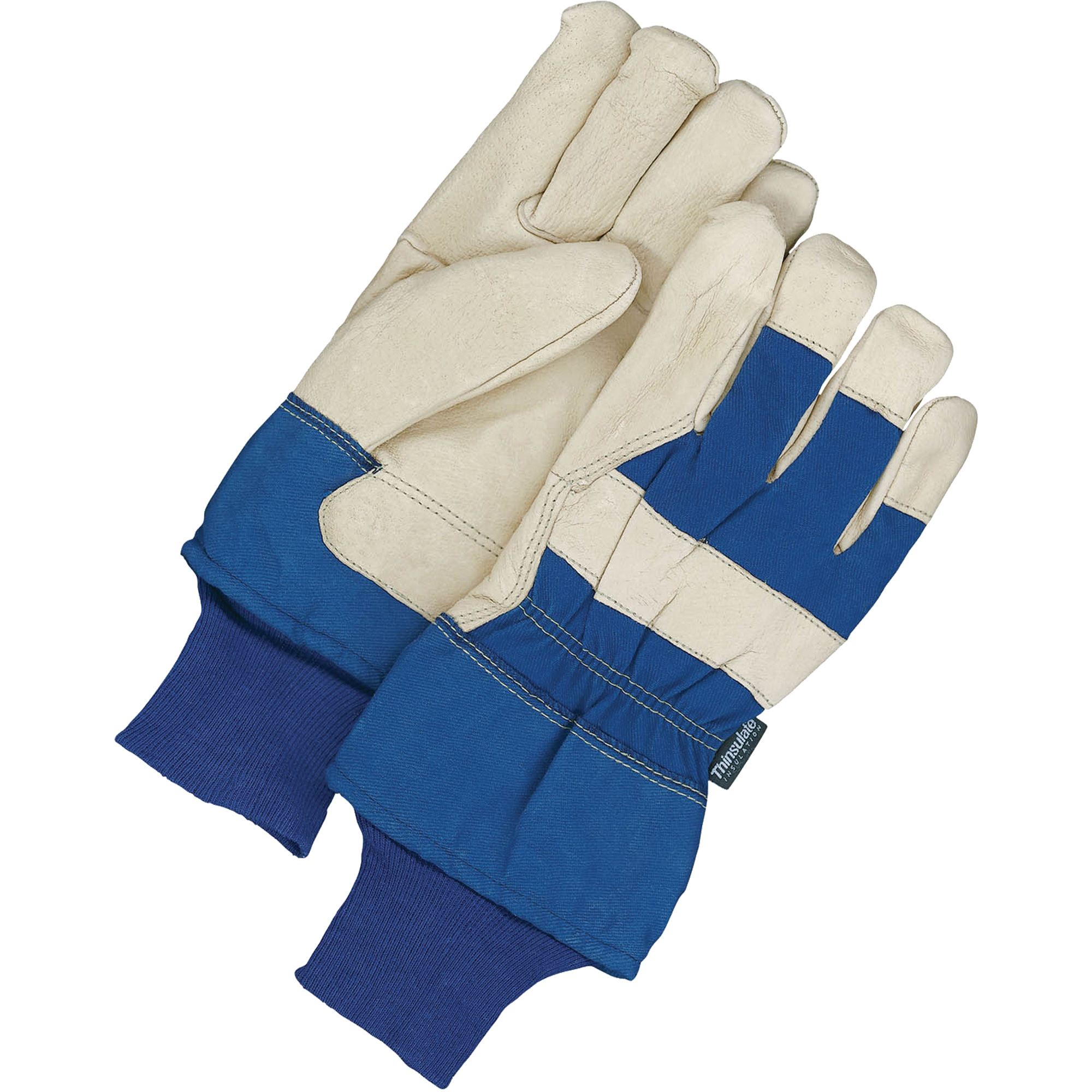 Gants d'ajusteur, Grand, Paume en Cuir fleur de porc, Doublure en ThinsulateMC