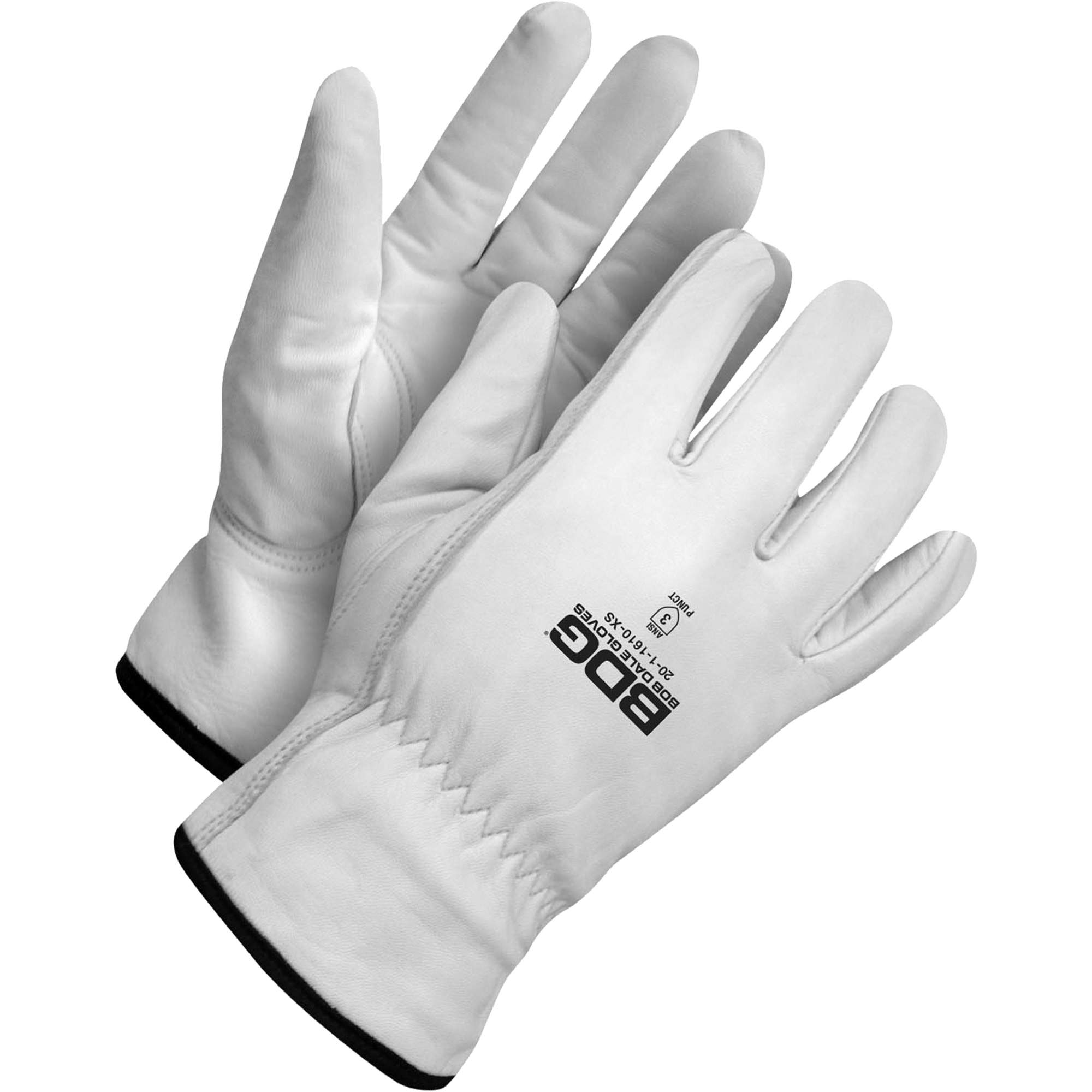 Gants de chauffeur résistants à la perforation, T-Grand, Paume en Cuir fleur de chèvre