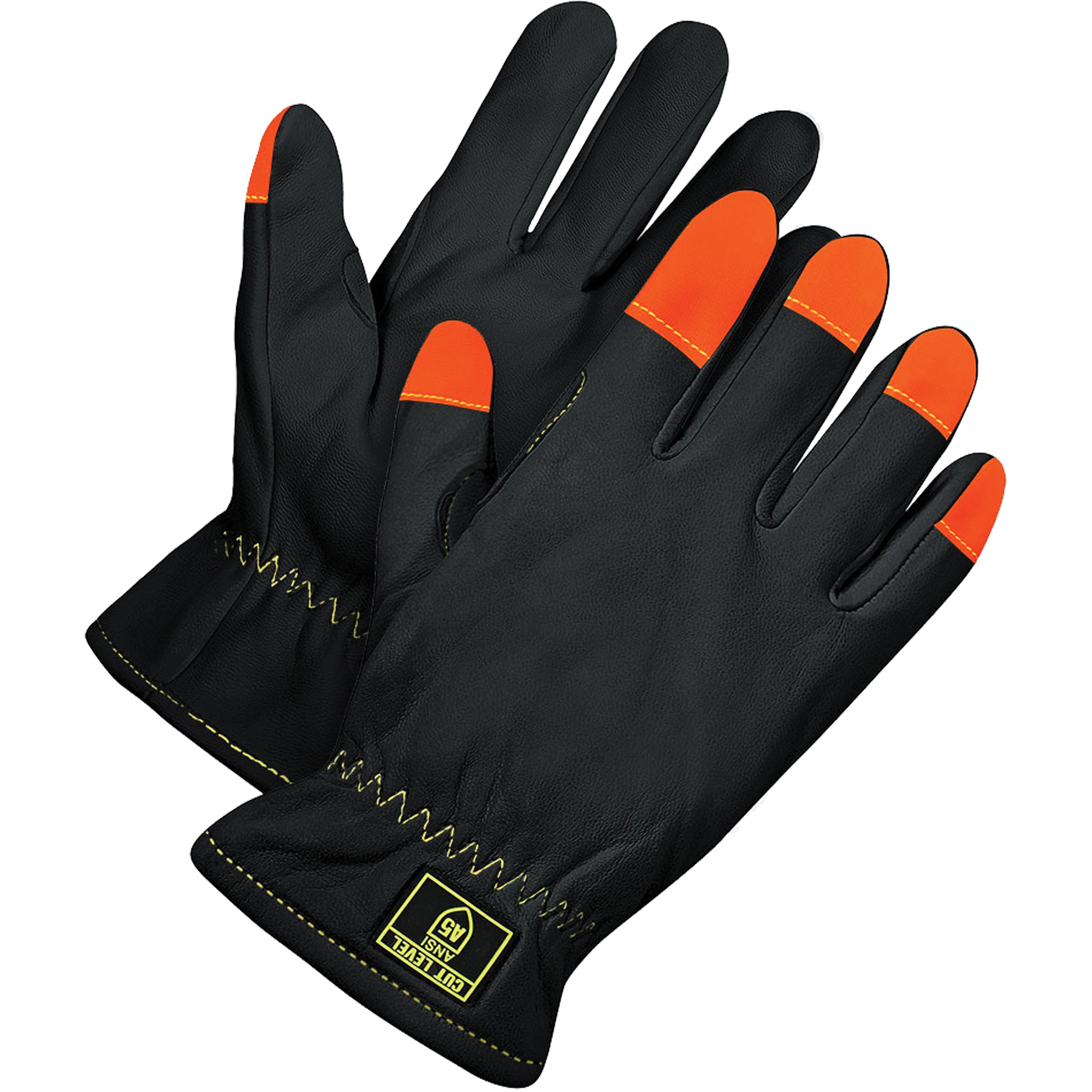 Gants de conducteur DenyMC, Petit, Paume en Cuir fleur de chèvre