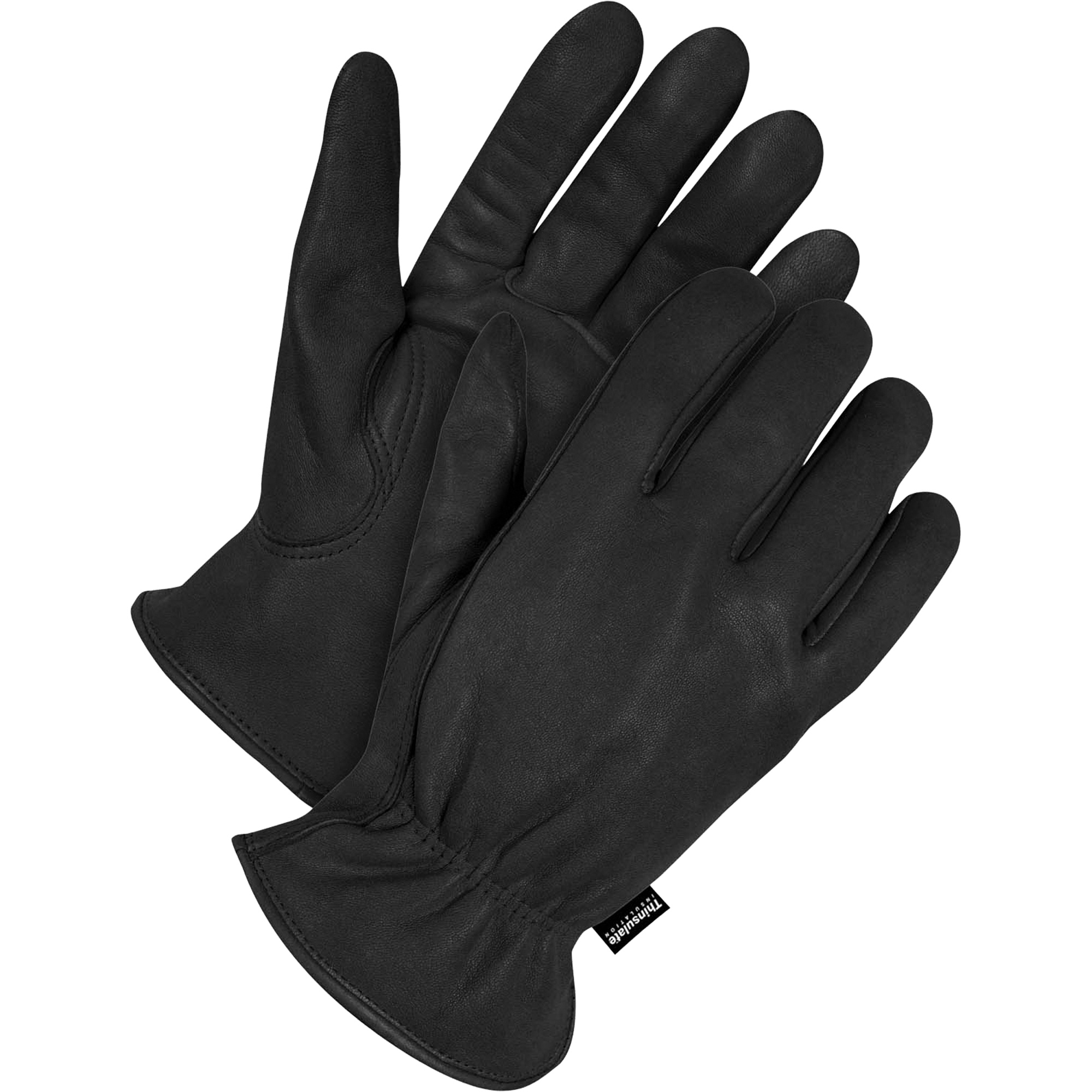 Gants de conducteur doublés classiques, Grand, Paume en Cuir fleur de daim, ThinsulateMC