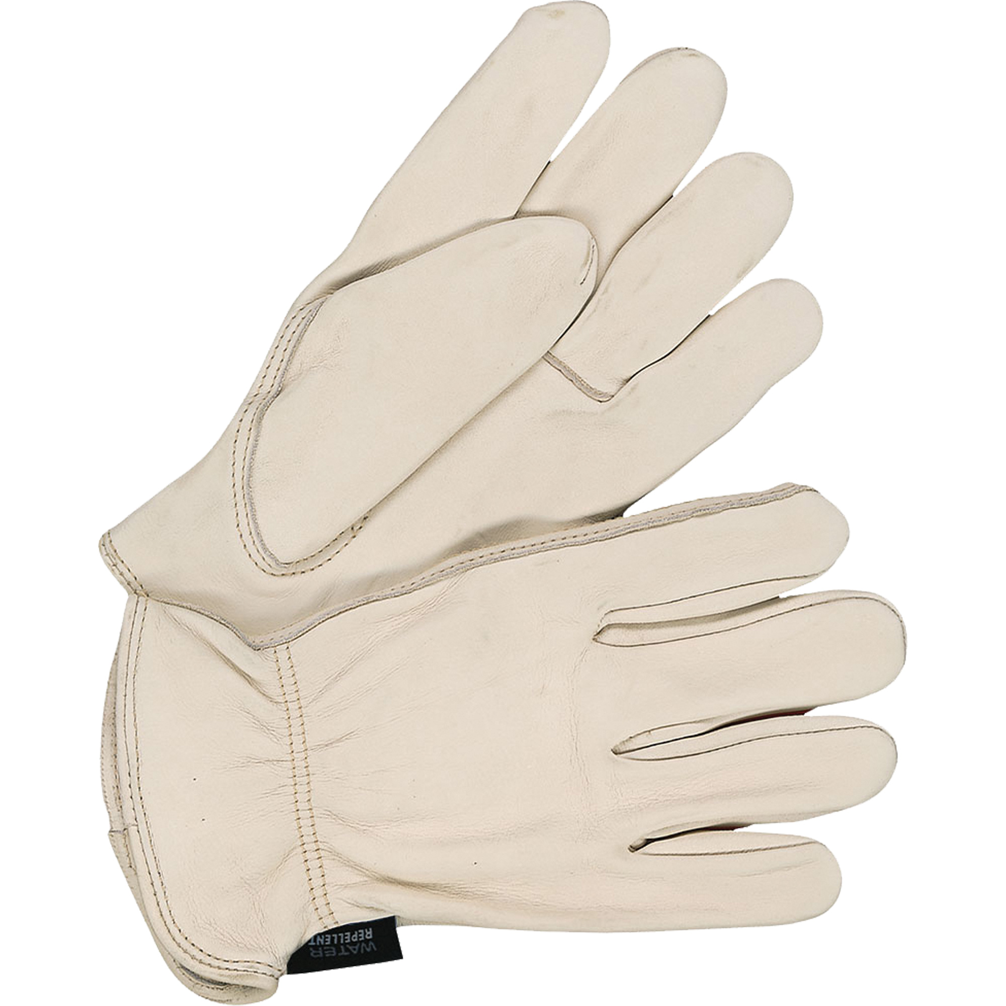 Gants de conducteur hydrofuges traditionnels, T-petit, Paume en Cuir fleur de vache
