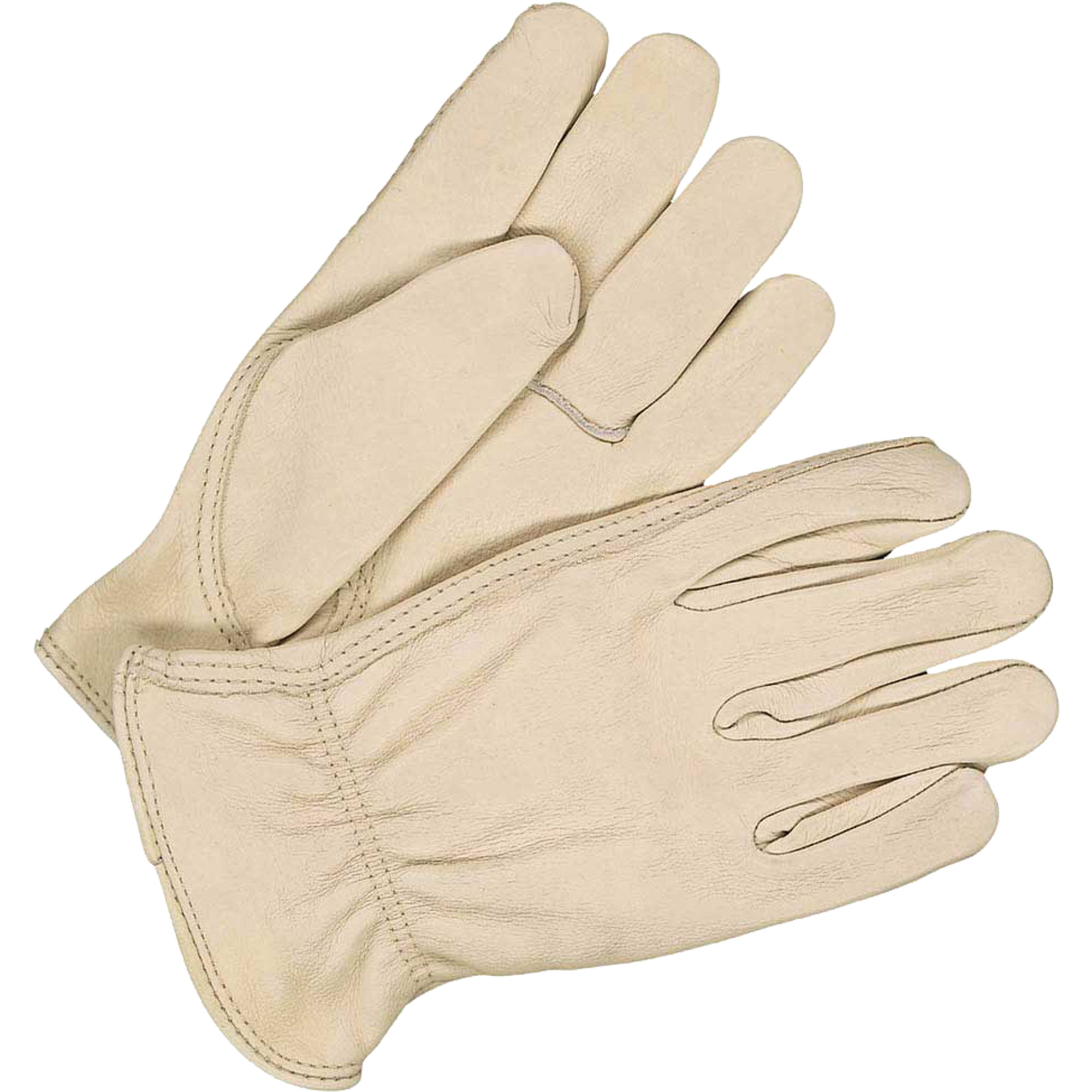 Gants de conducteur traditionnels, 2T-Grand, Paume en Cuir fleur de vache