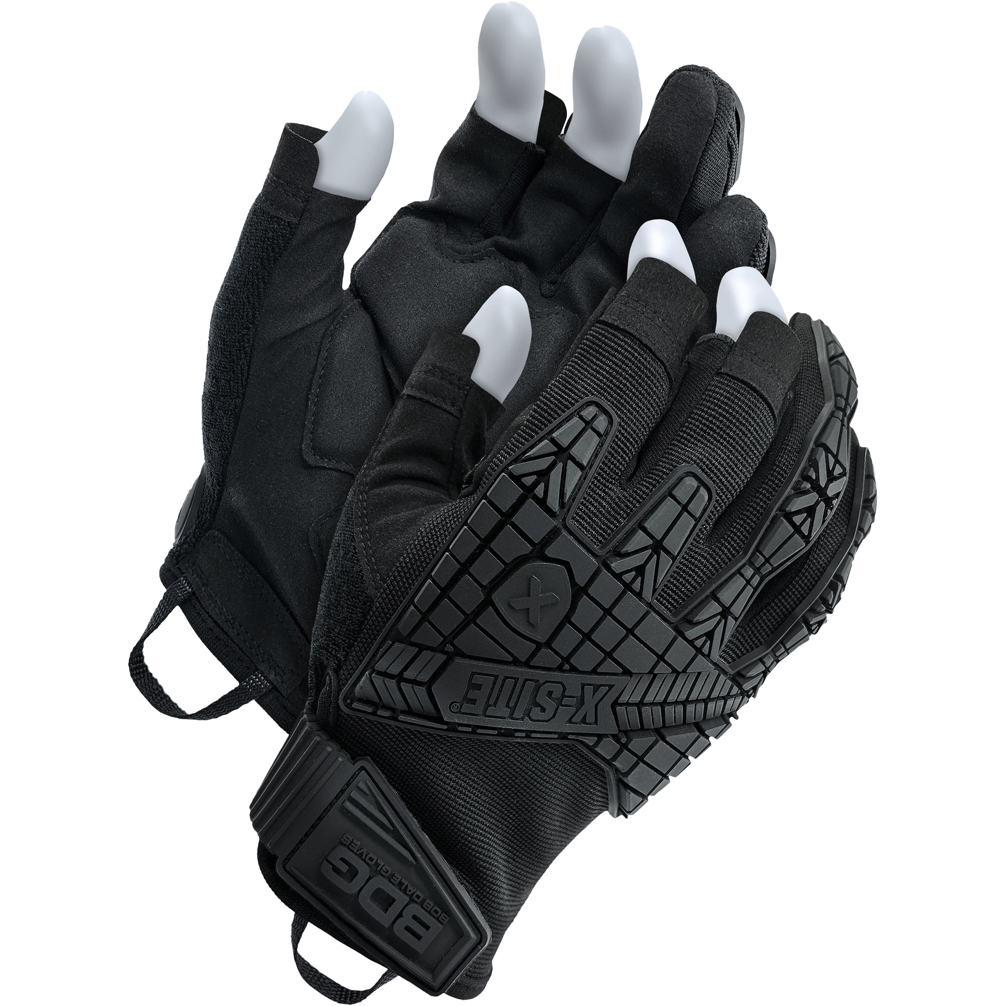 Gants de déclenchement résistants aux chocs X-SiteMC, Paume Suède, Taille 2T-Grand