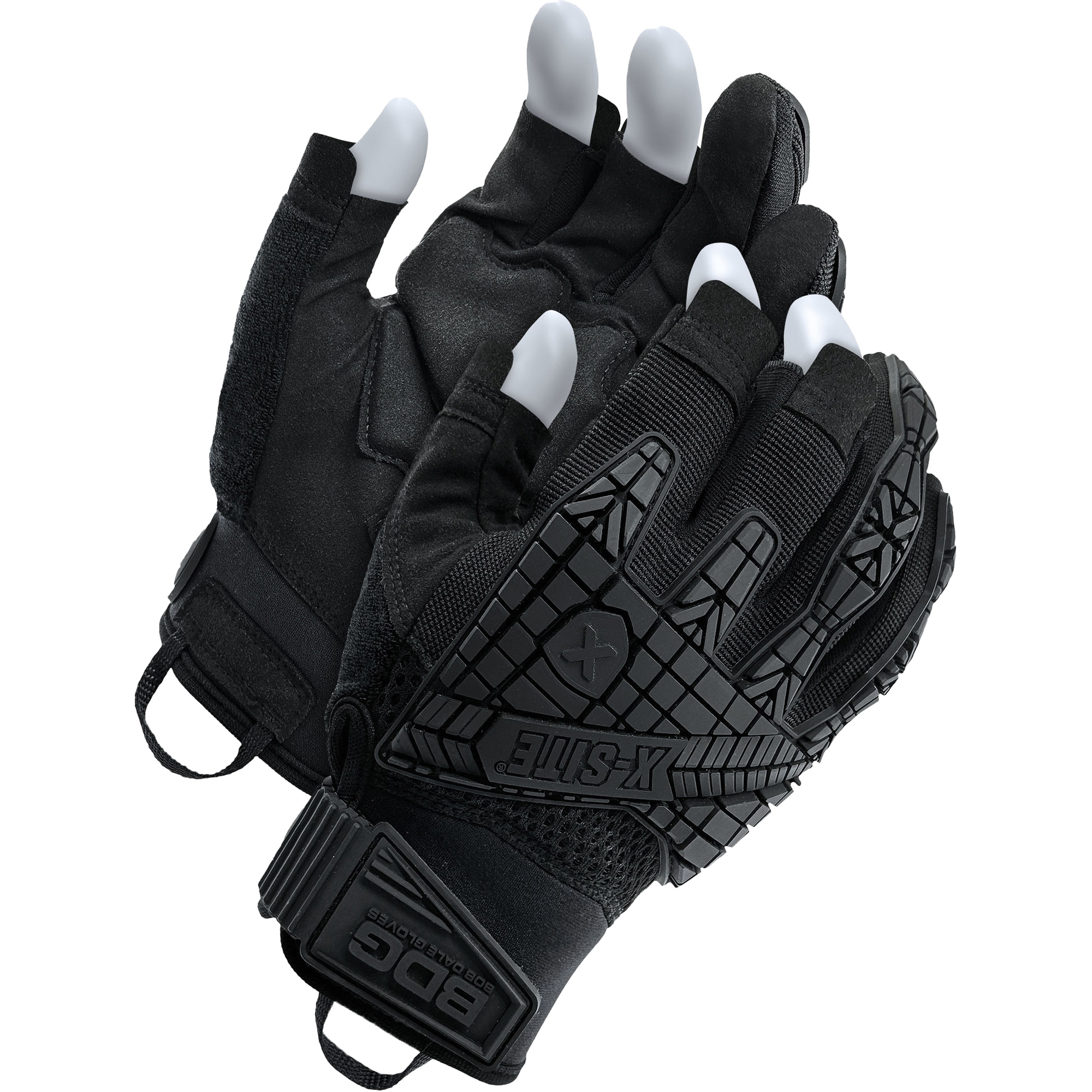 Gants de déclenchement résistants aux chocs X-SiteMC, Paume Suède, Taille 2T-Grand