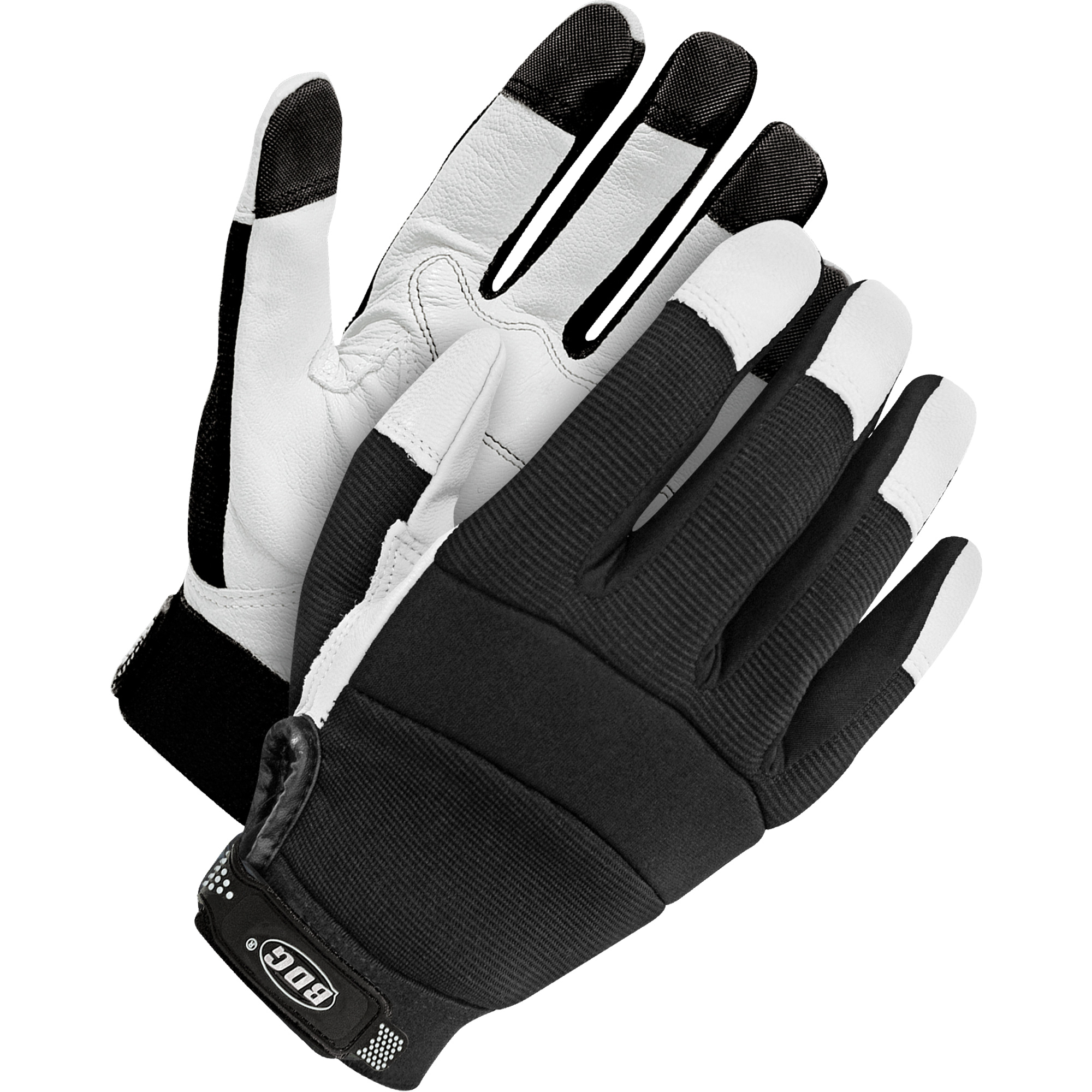 Gants de mécanicien, Paume Cuir fleur, Taille 2T-Grand