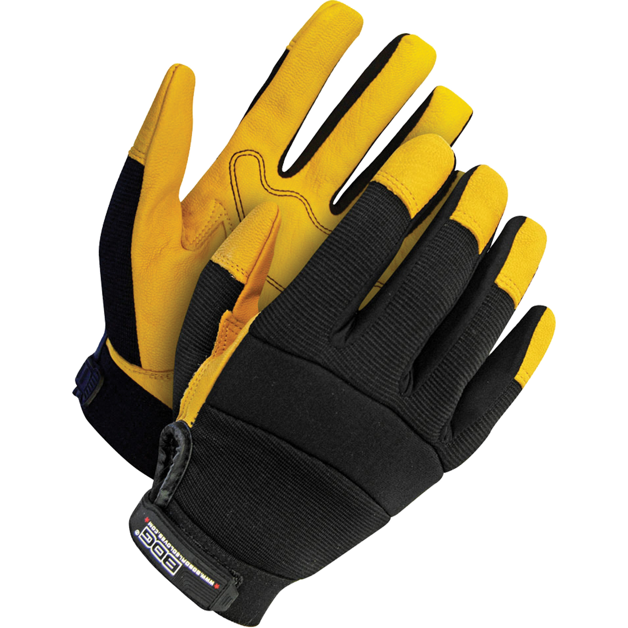 Gants de mécanicien X-SiteMC, Paume Cuir fleur de chèvre, Taille T-Grand
