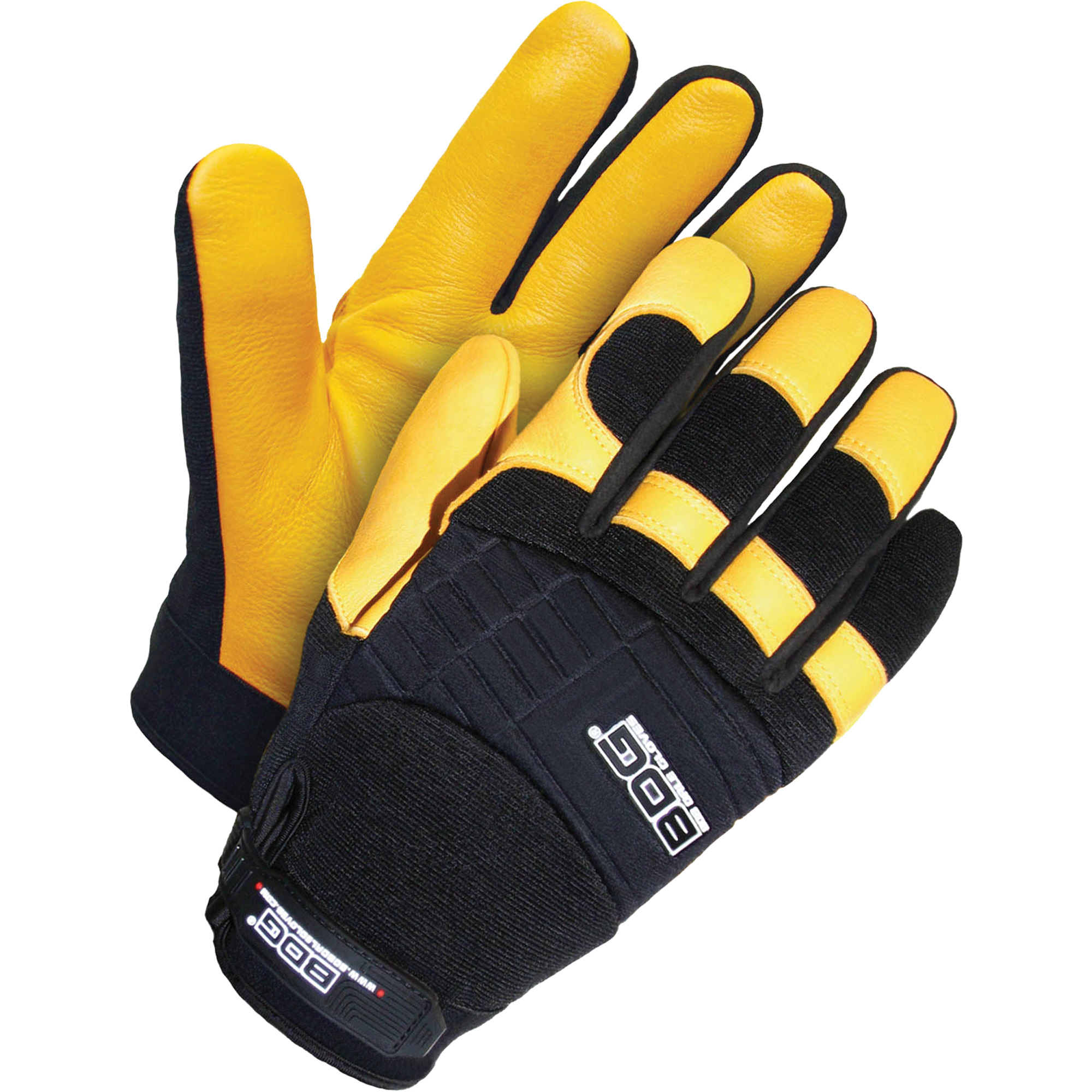 Gants de mécanicien X-SiteMD, Paume Cuir fleur de daim, Taille T-petit