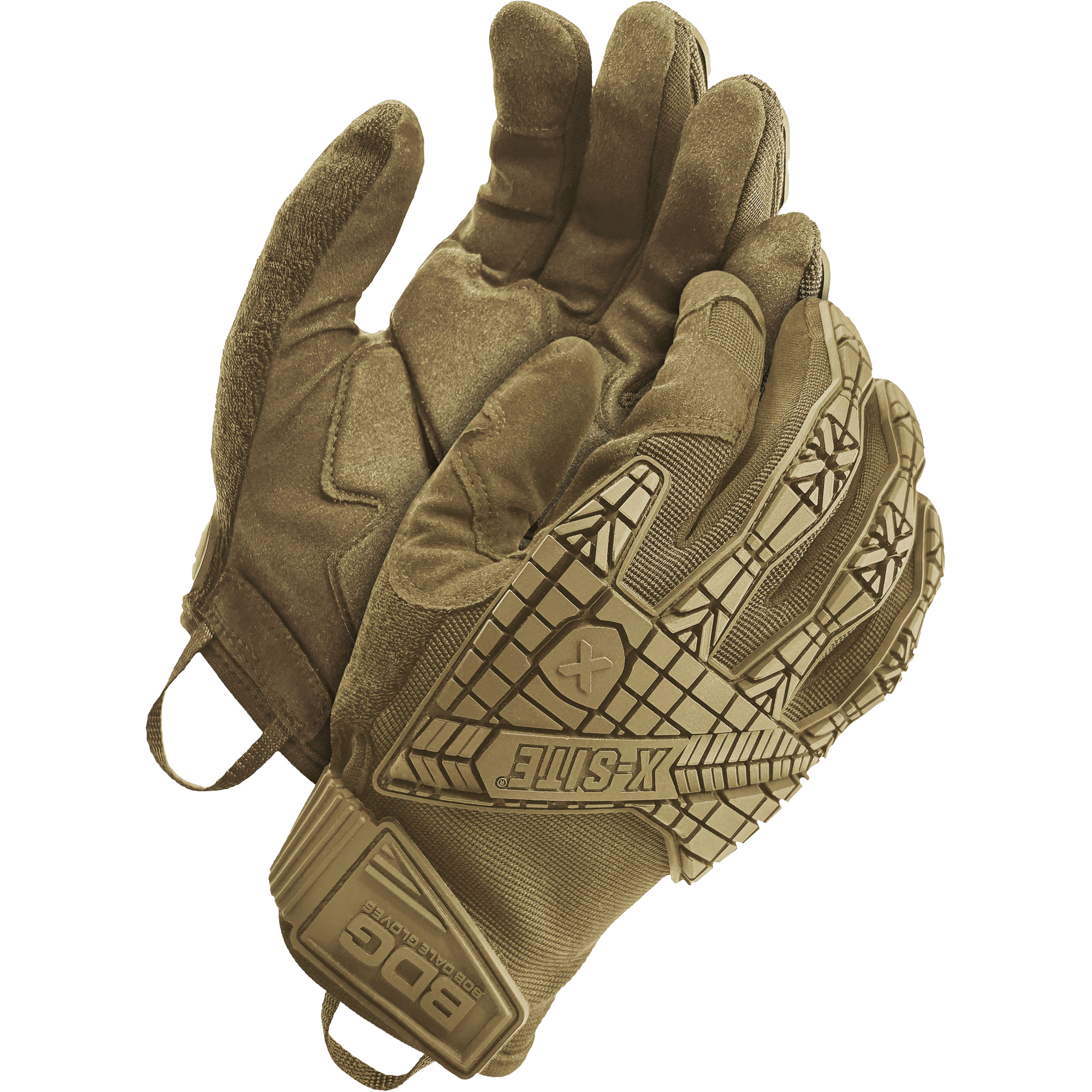 Gants de performance résistants aux chocs X-SiteMC, Paume Suède, Taille 2T-Grand