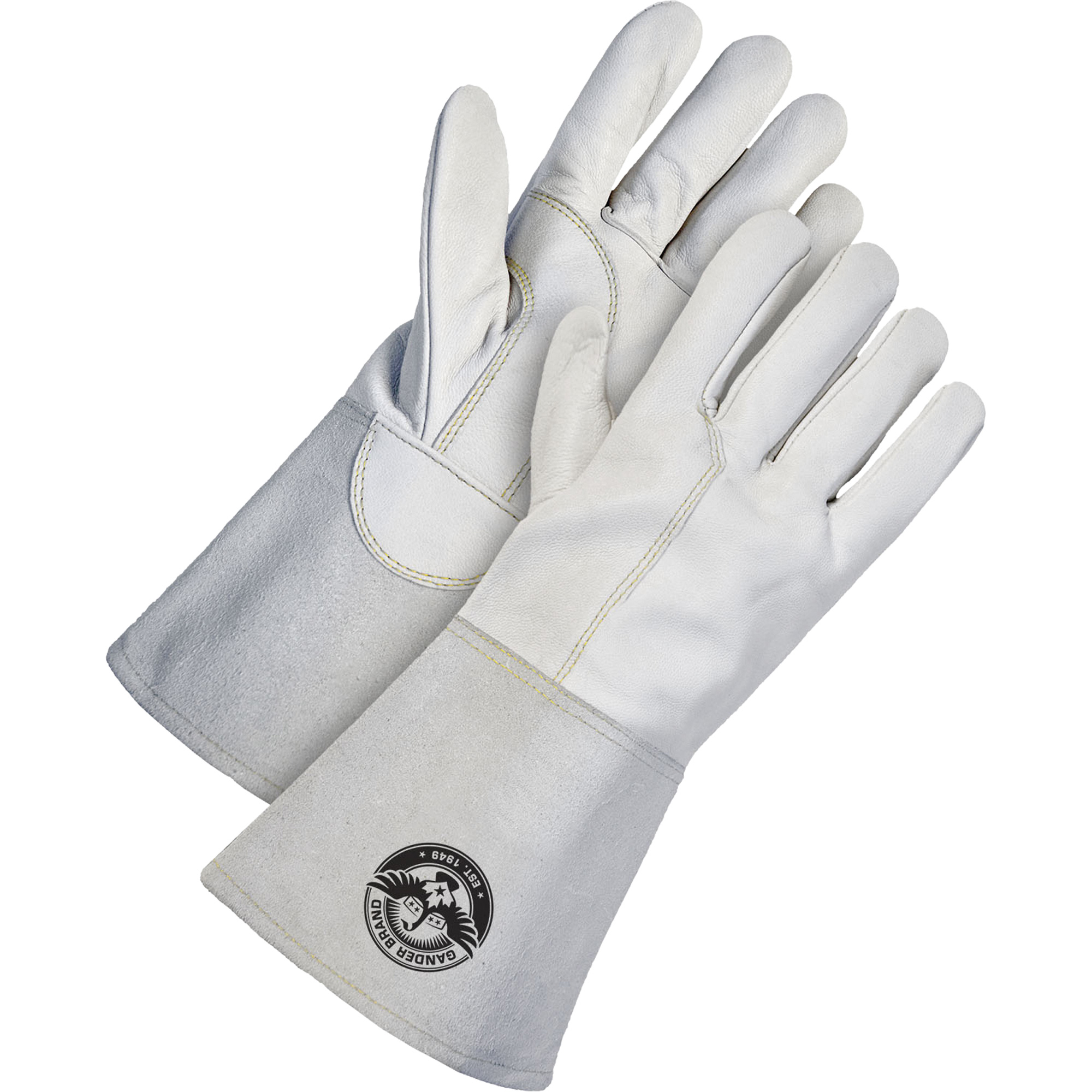 Gants de soudage à l'arc TIG, Cuir de chèvre refendu, Taille 2T-Grand