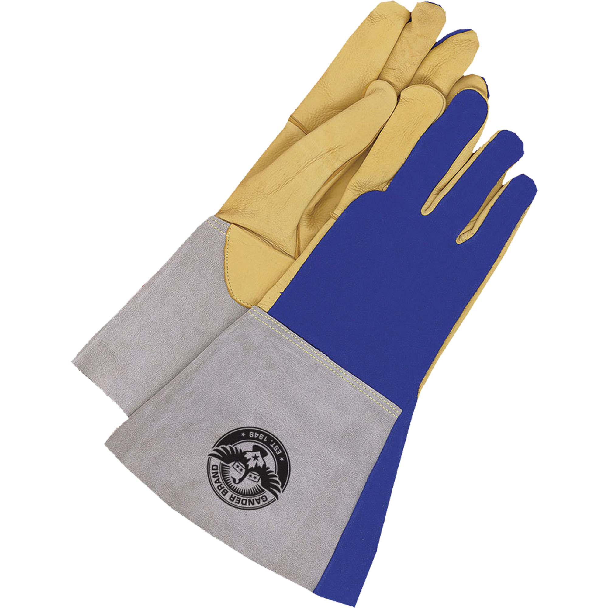 Gants de soudage à l'arc TIG et MIG, Cuir fleur de daim, Taille Petit