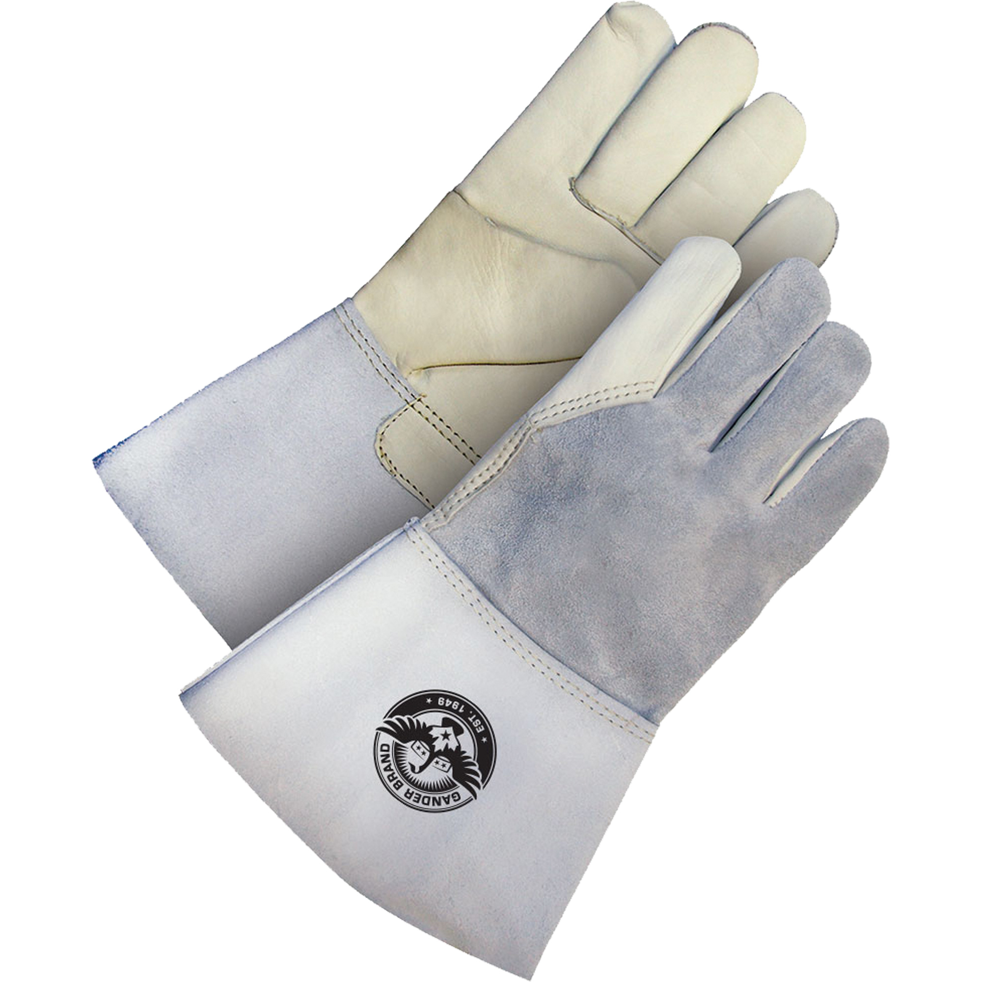 Gants de soudage en cuir fleur utilitaire Gander Brand, Cuir fleur de vache, Taille Petit