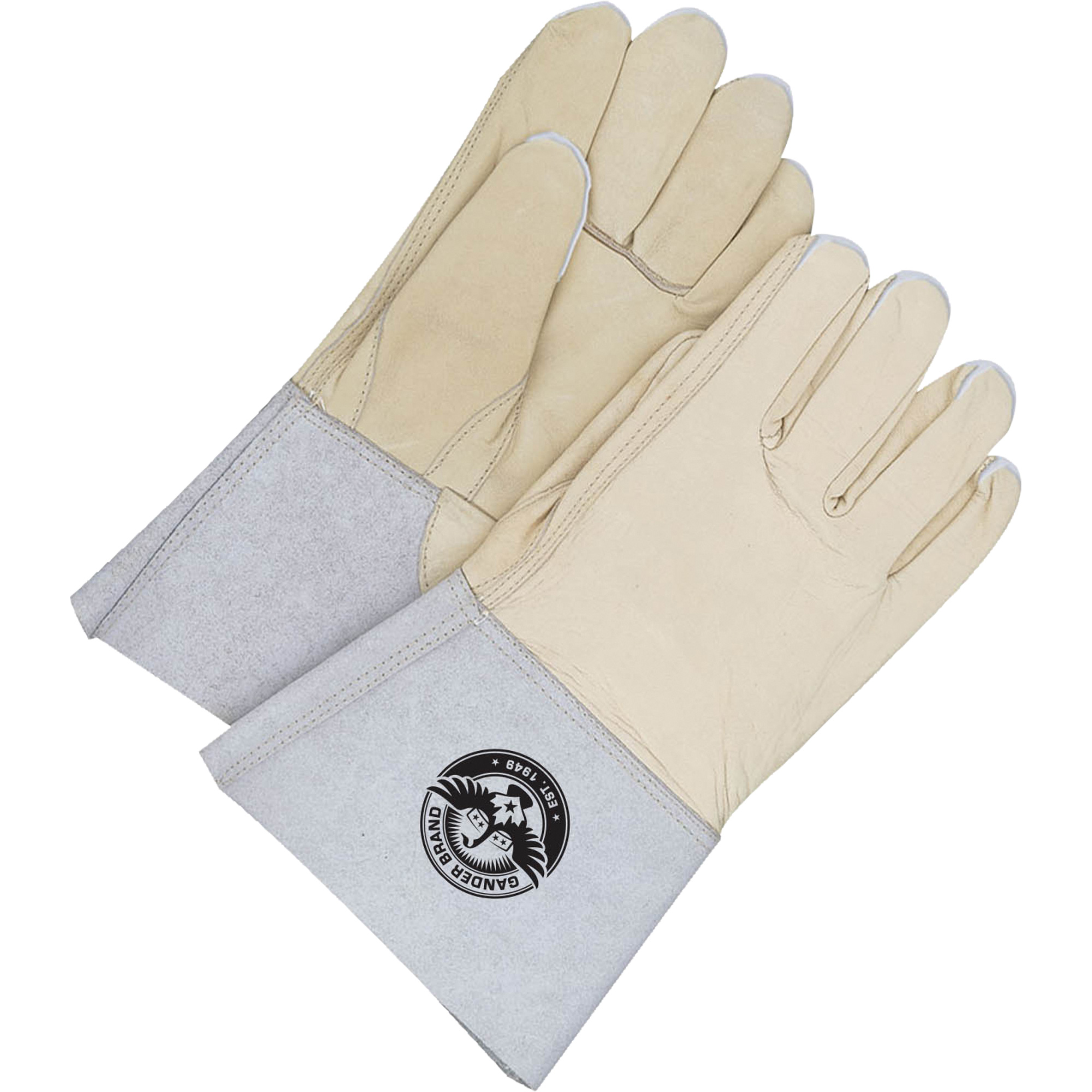 Gants de soudage Gander Brand, Cuir fleur de vache, Taille 9