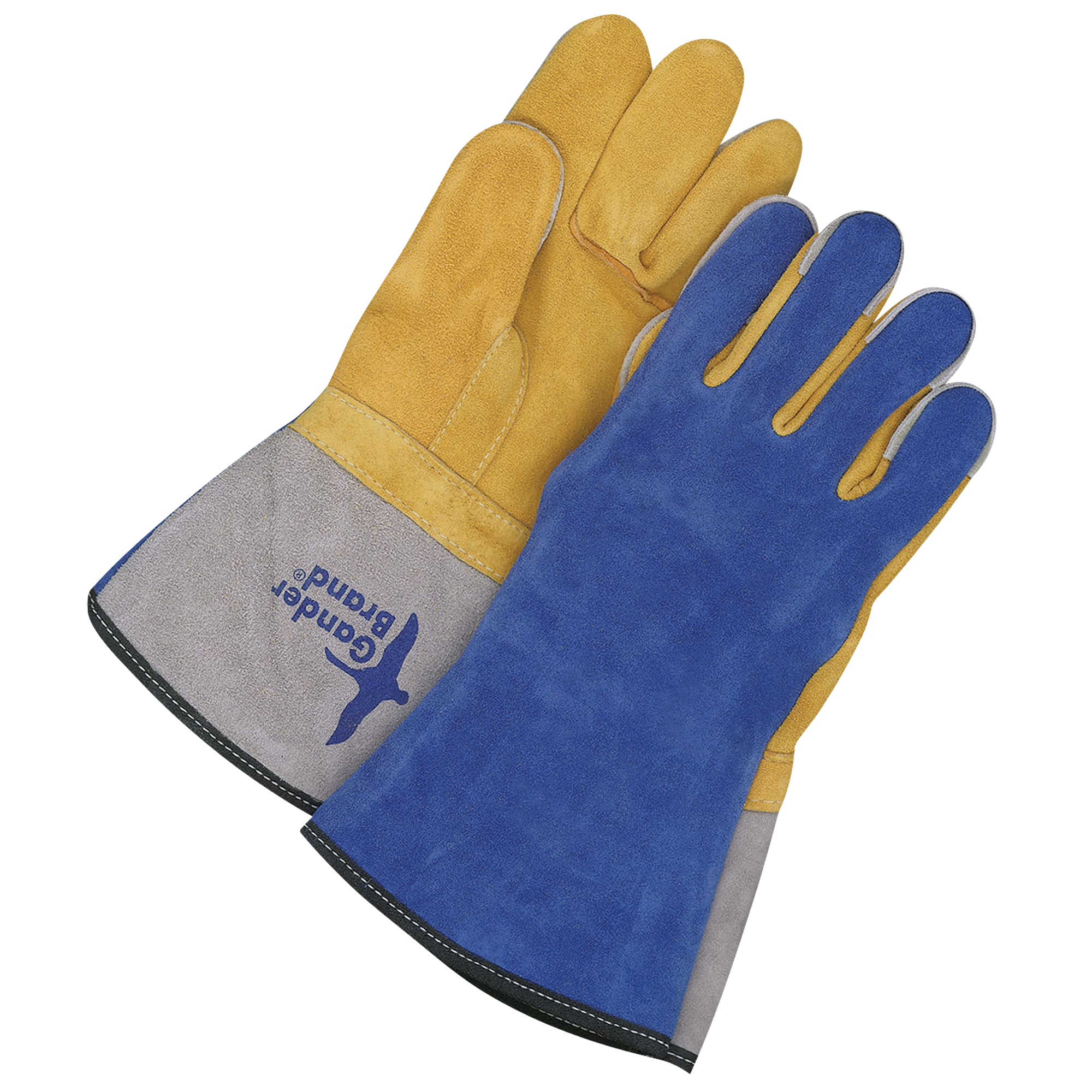 Gants de soudeur Gander BrandMD, Cuir fleur de daim, Taille Taille unique