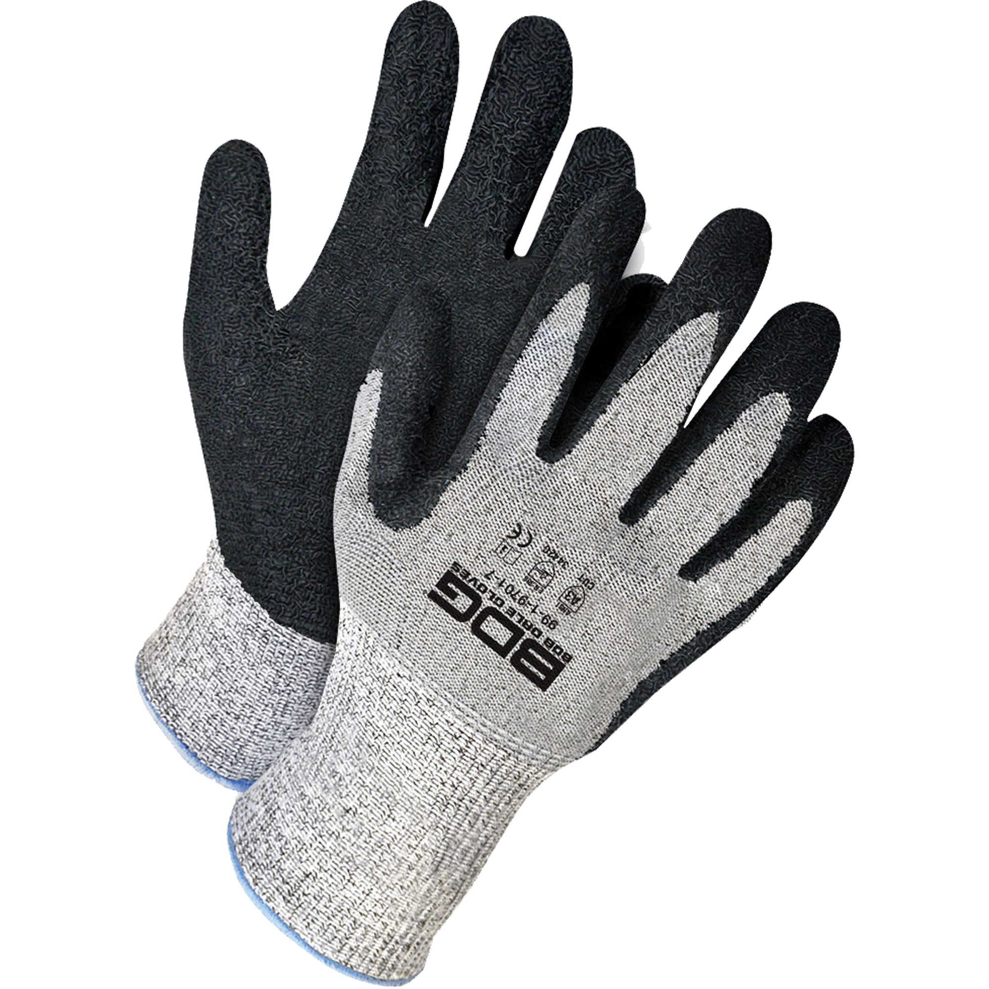 Gants enduits Cut-XMC, Taille 8, Revêtement Latex de caoutchouc, Enveloppe en PEHP, ASTM ANSI niveau A3