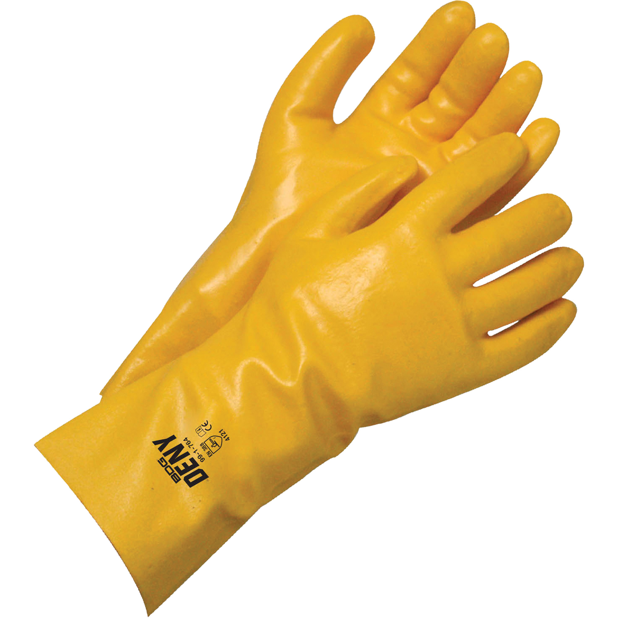 Gants enduits DenyMC 14", Taille unique, Rêvetement PVC