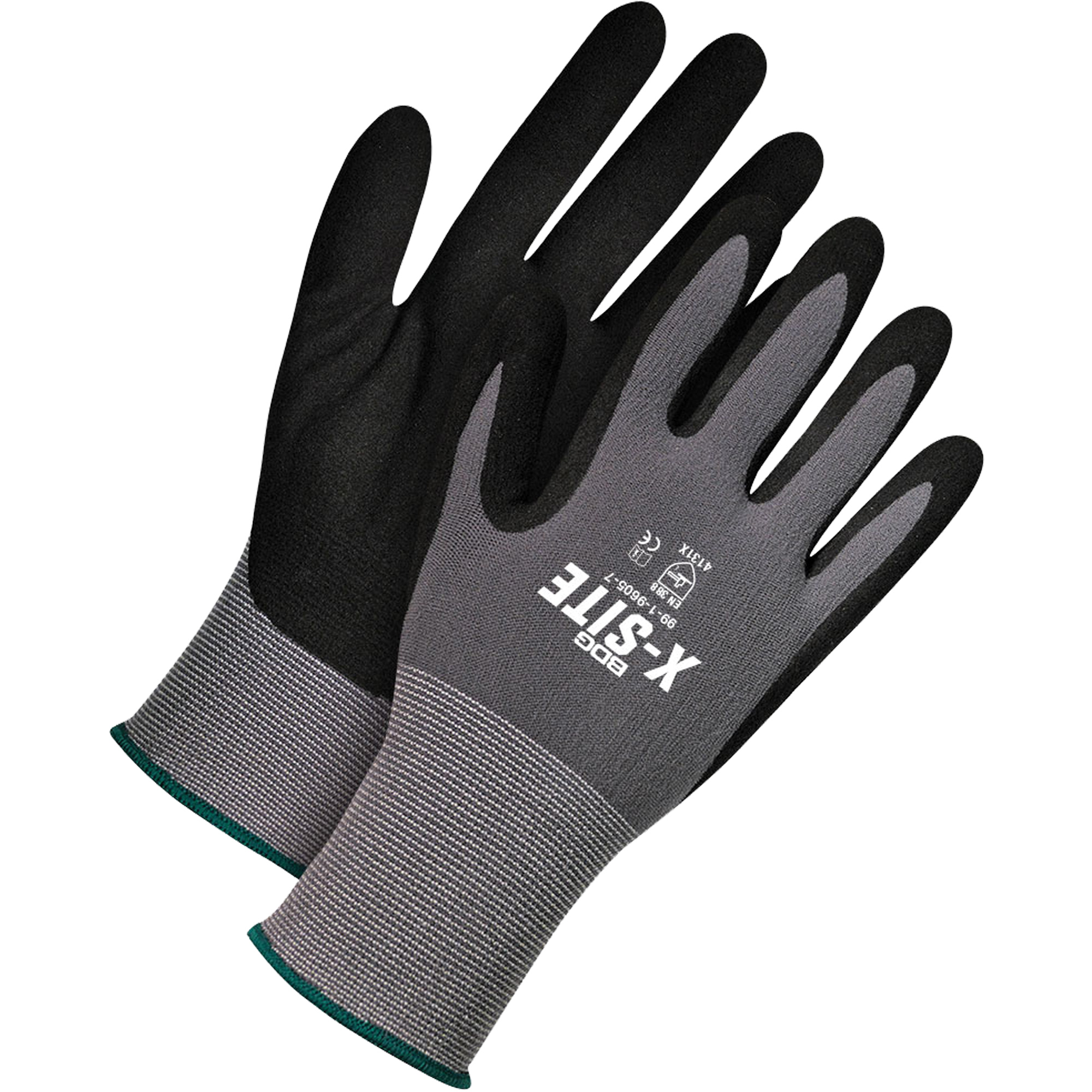 Gants enduits légers X-SiteMC, 7, Rêvetement Nitrile, Calibre 15, Enveloppe en Nylon/LycraMD