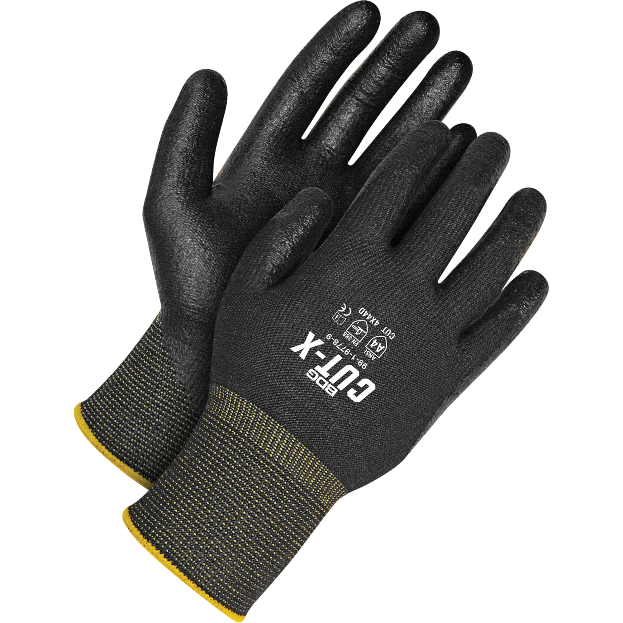 Gants enduits résistants à la coupe Cut-XMC, Taille 2T-Grand/11, Calibre 13, Revêtement Mousse de nitrile, Enveloppe en PEHP, ASTM ANSI niveau A4/EN 388 niveau D