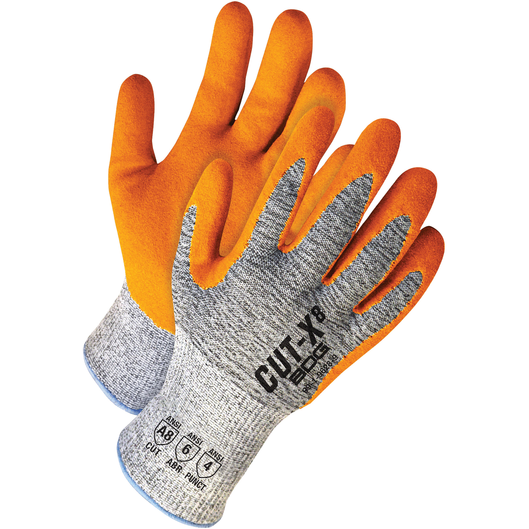 Gants enduits résistants à la coupe Cut-XMC, Taille Petit/7, Calibre 13, Revêtement Nitrile, Enveloppe en PEHP, ASTM ANSI niveau A8