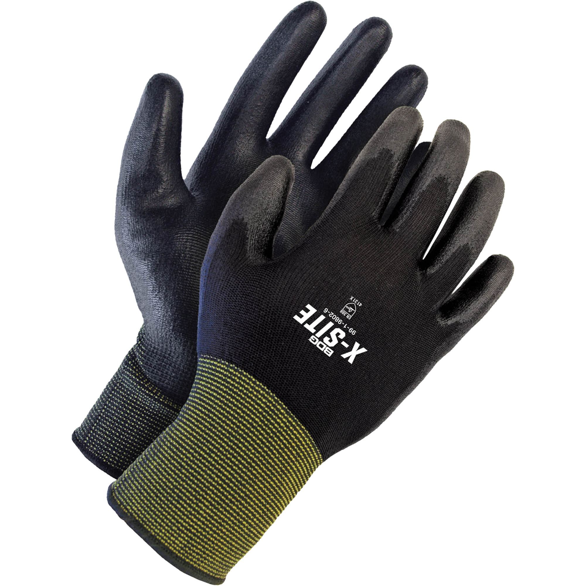 Gants enduits X-SiteMC, 2T-petit/5, Rêvetement Polyuréthane, Enveloppe en Nylon