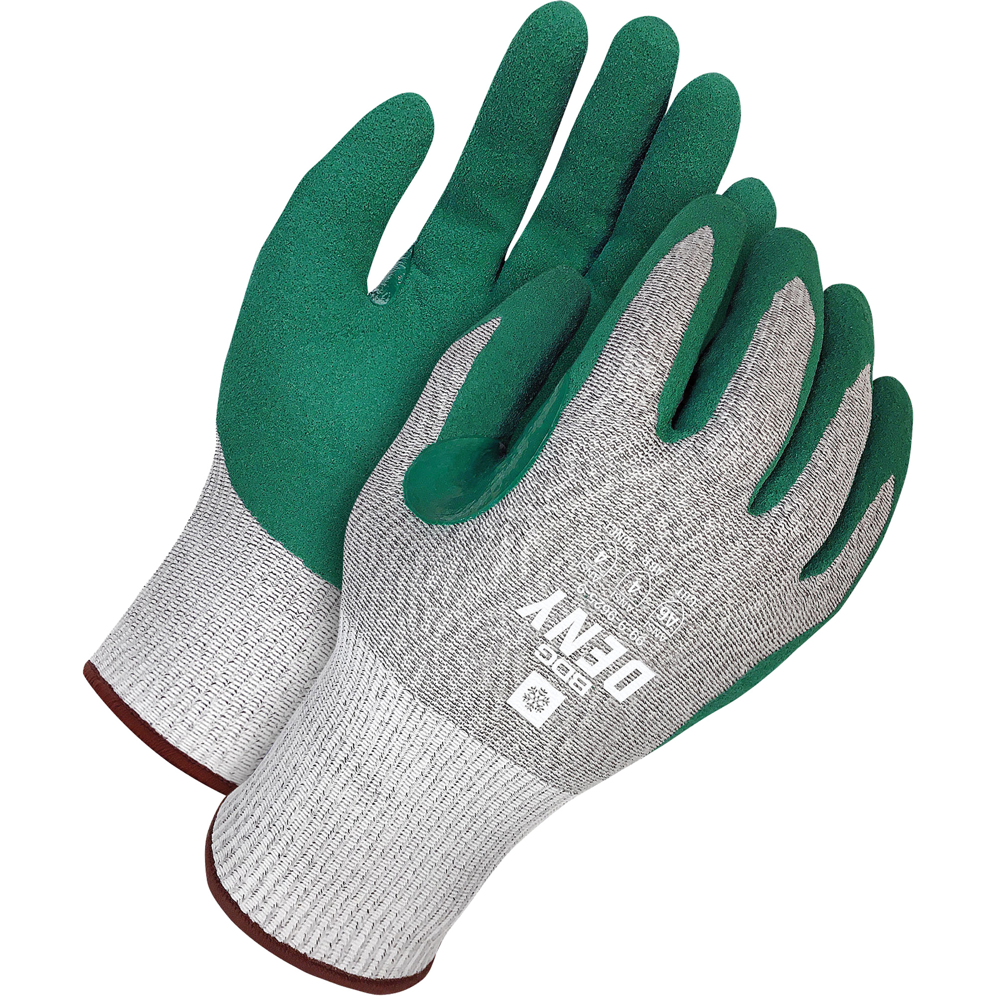Gants imperméables doublés pour écran tactile DenyMC, Taille 2T-Grand/11, Revêtement Nitrile, Enveloppe en Polyéthylène/Acrylique/PEHP, ASTM ANSI niveau A6