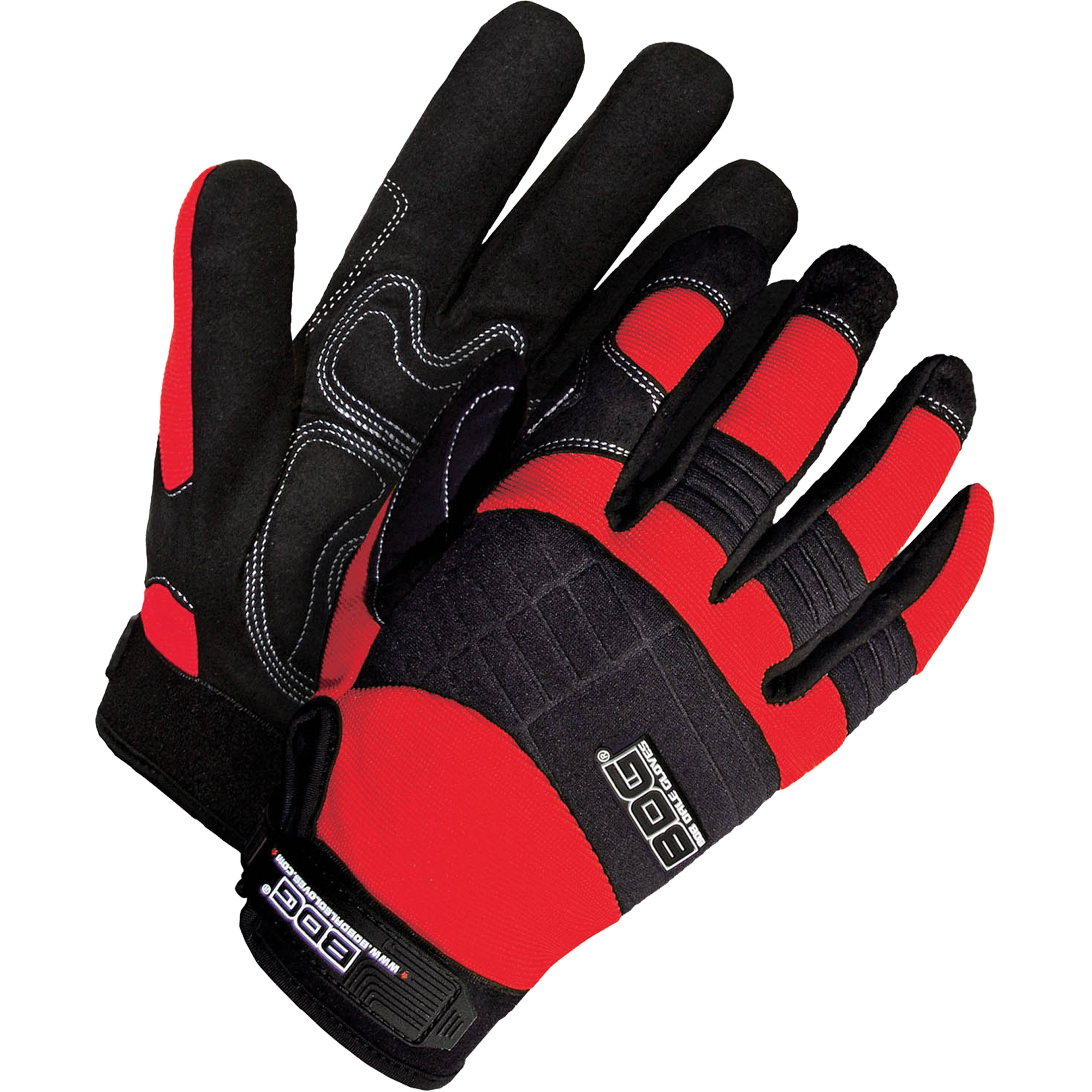 Gants performants à usage intensif avec paumes coussinées, Taille Grand, Paume Synthétique