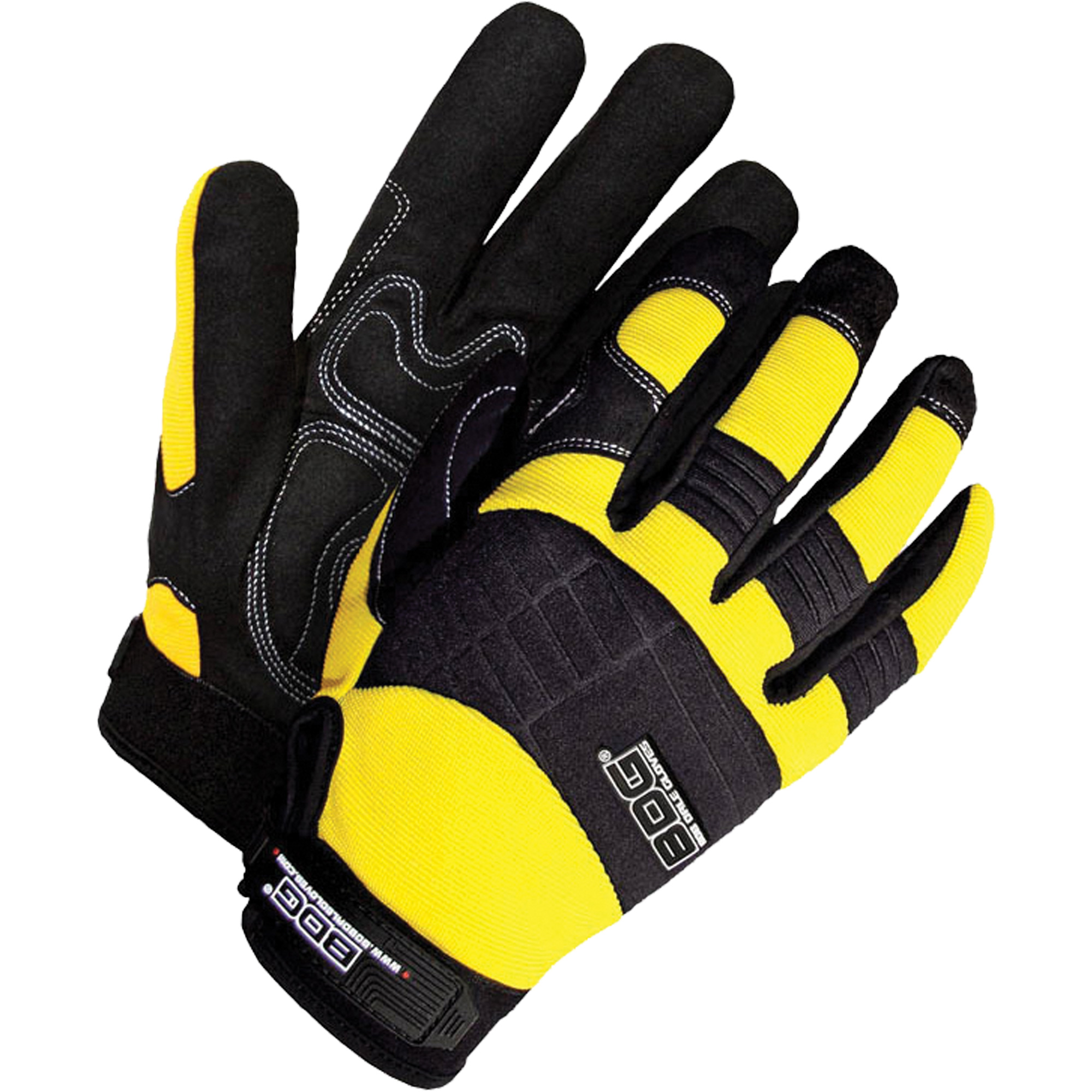 Gants performants à usage intensif avec paumes coussinées, Taille Moyen, Paume Synthétique