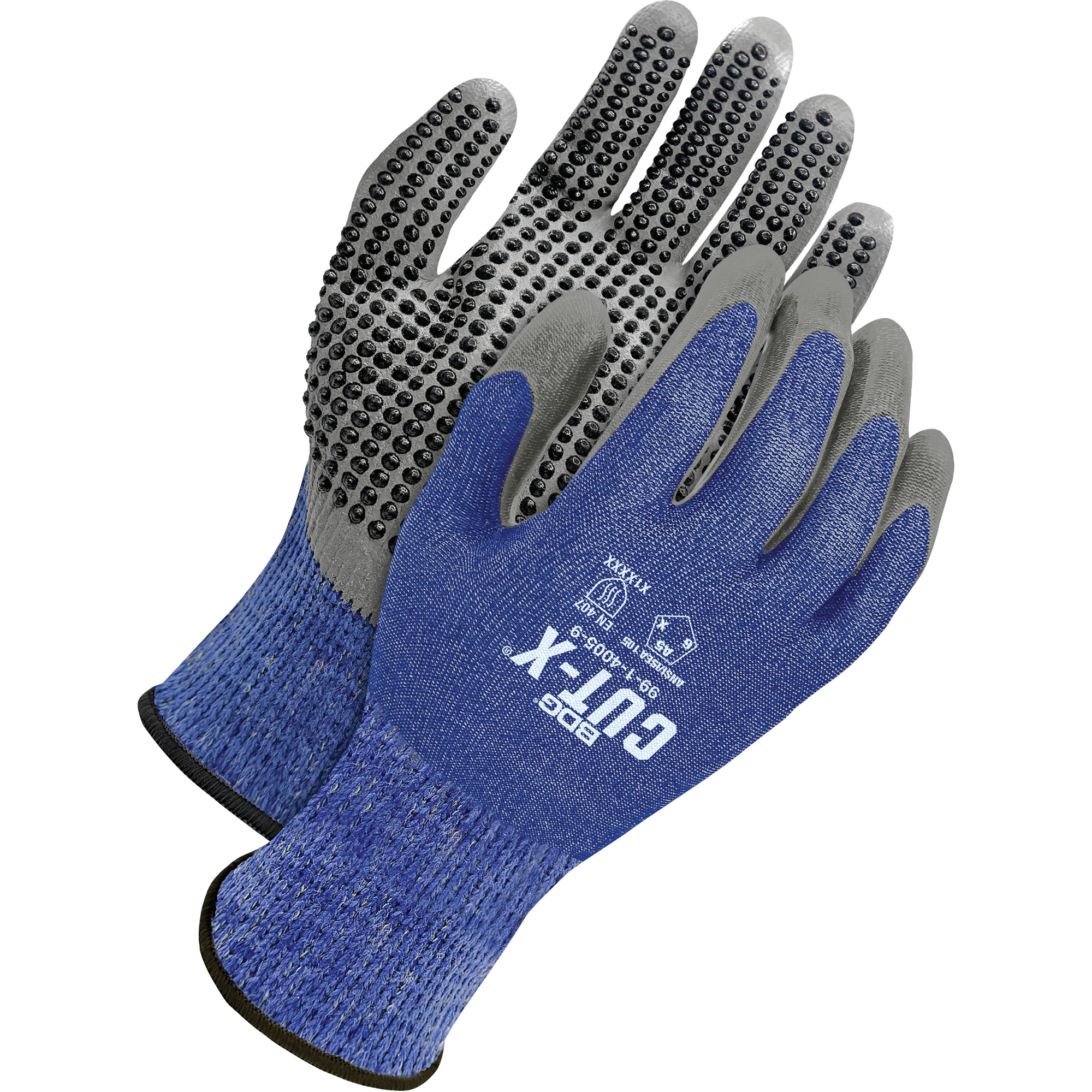 Gants résistant à la coupe pour le contact alimentaire Cut-XMD, Taille 11, Calibre 10, Revêtement Nitrile, Enveloppe en Aramide, ASTM ANSI niveau A5