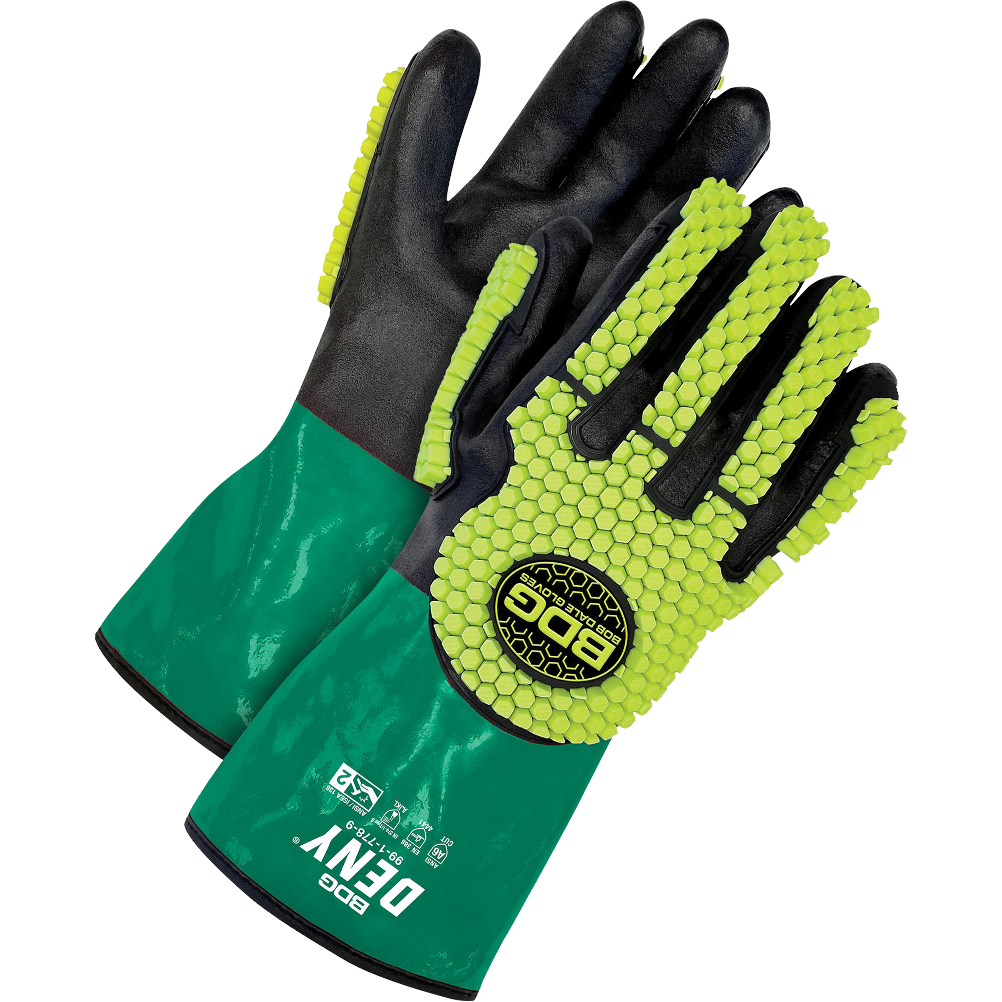 Gants résistant à la coupe, Taille 12, Revêtement Nitrile, Enveloppe en PVC, ASTM ANSI niveau A6