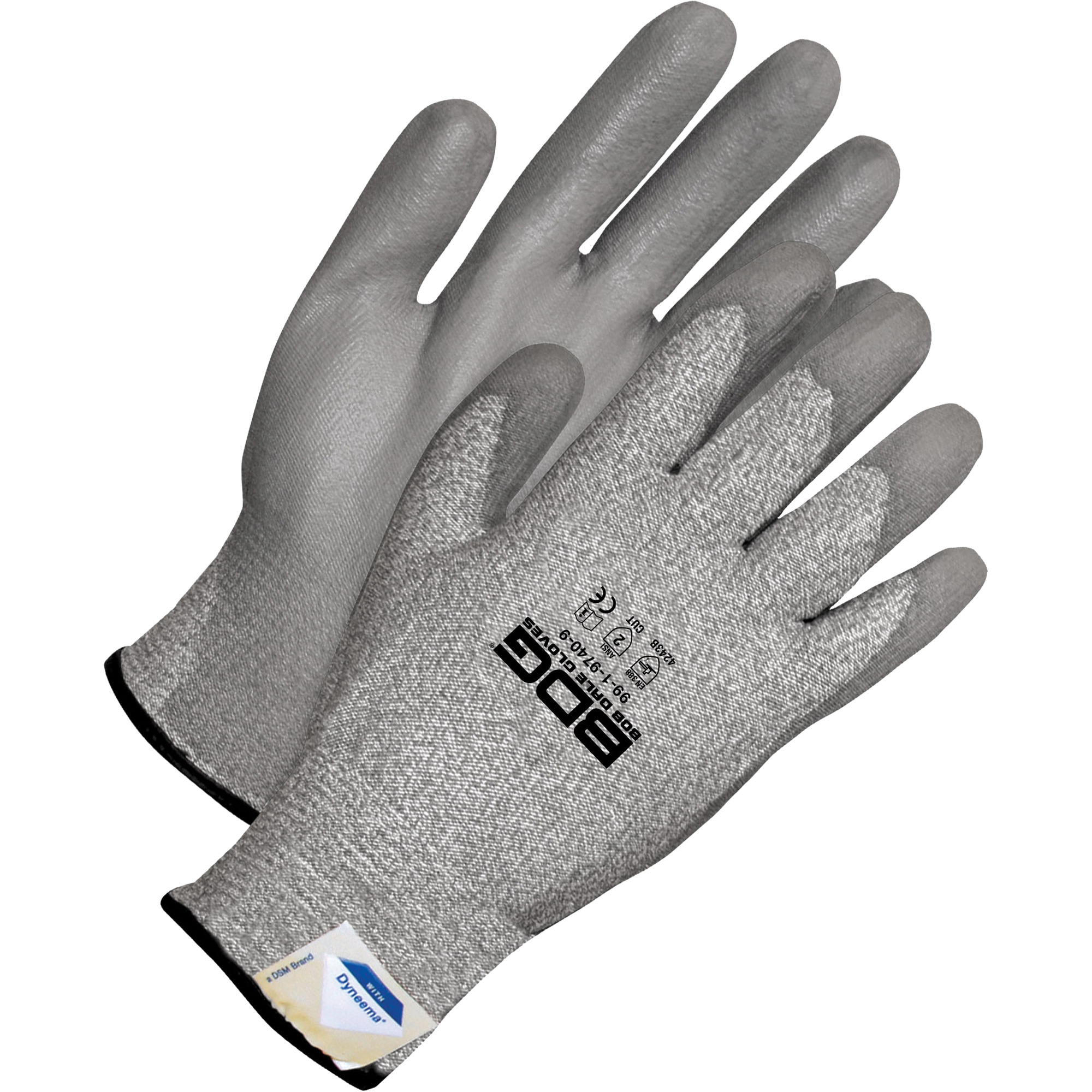 Gants résistants à la coupe Cut-XMD, Taille 10, Calibre 13, Revêtement Polyuréthane, Enveloppe en DyneemaMD, EN 388 niveau 2/EN 388 niveau B