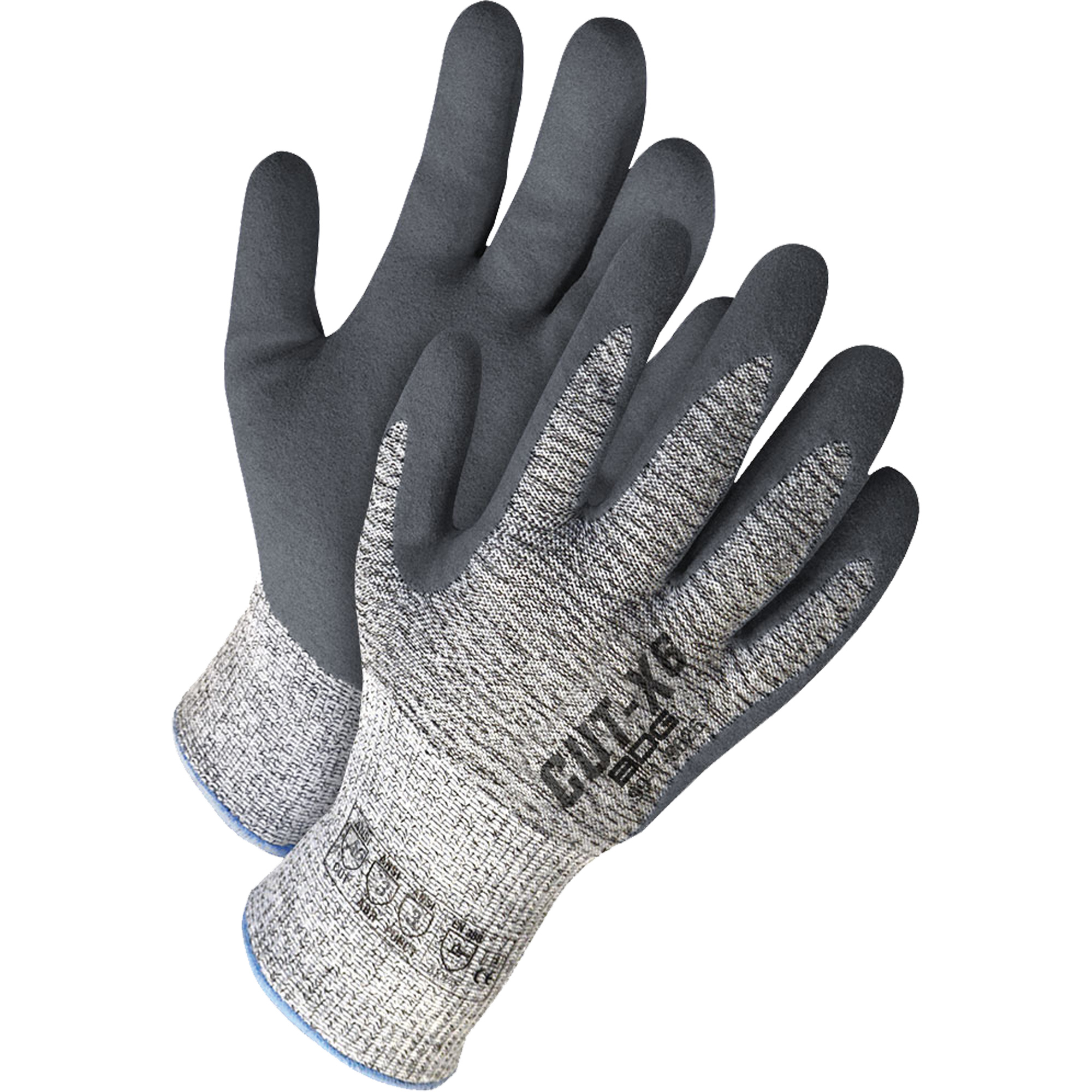 Gants résistants aux coupures Cut-XMC, Taille 10, Revêtement Nitrile, Enveloppe en PEHP, ASTM ANSI niveau A6
