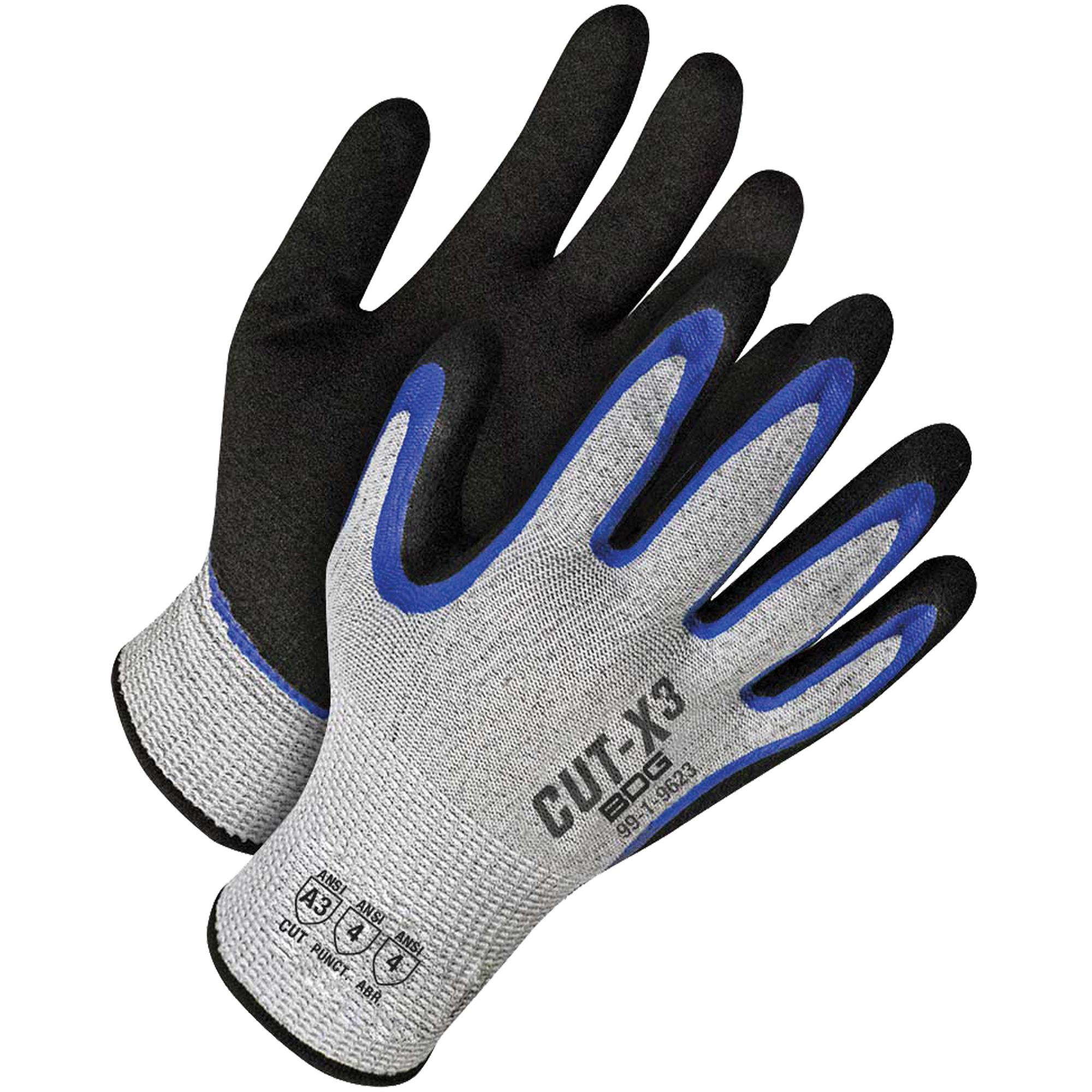 Gants résistants aux coupures Cut-XMC, Taille 11, Revêtement Nitrile, Enveloppe en PEHP, ASTM ANSI niveau A3