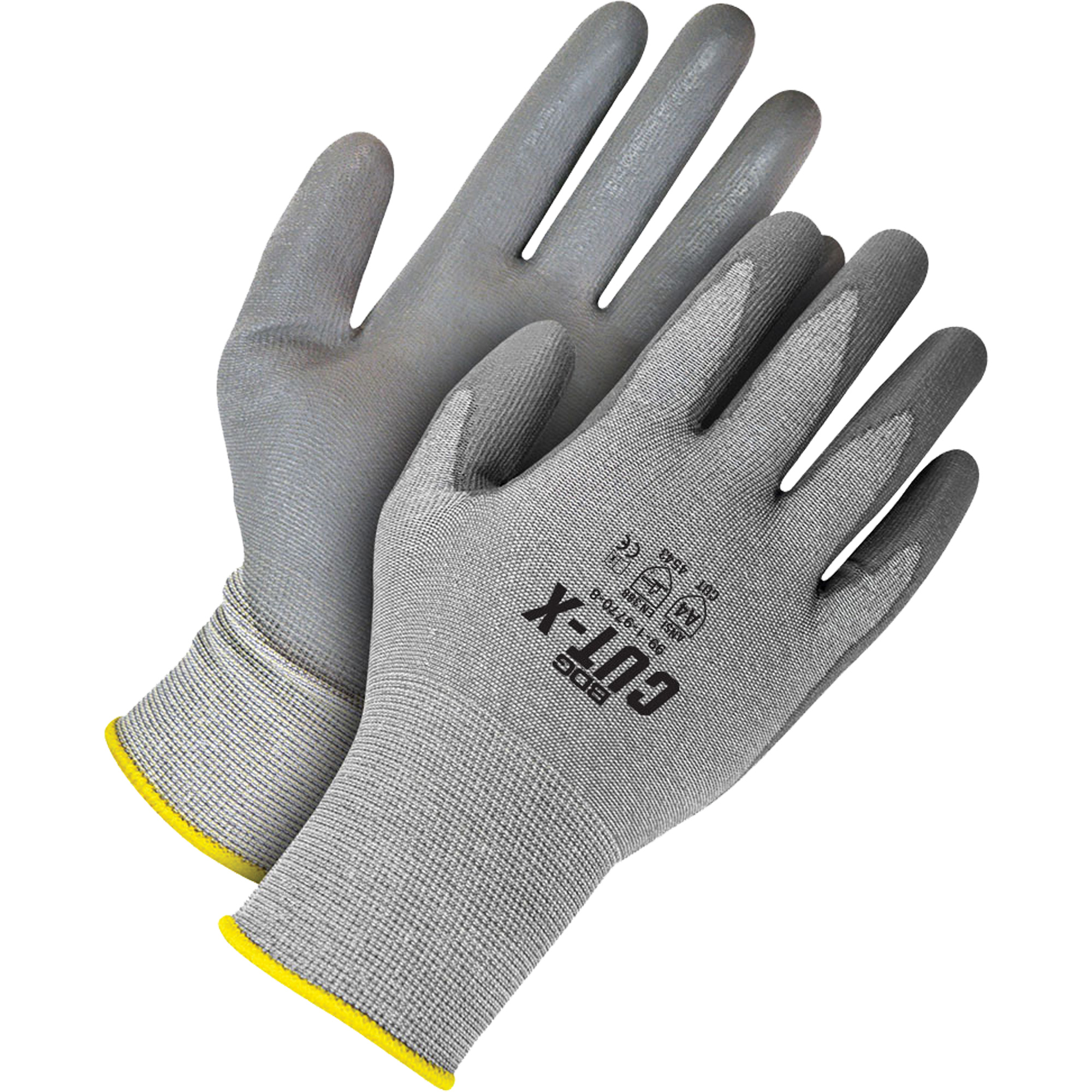 Gants résistants aux coupures Cut-XMC, Taille 5, Calibre 18, Revêtement Polyuréthane, Enveloppe en PEHP, ASTM ANSI niveau A4/EN 388 niveau D