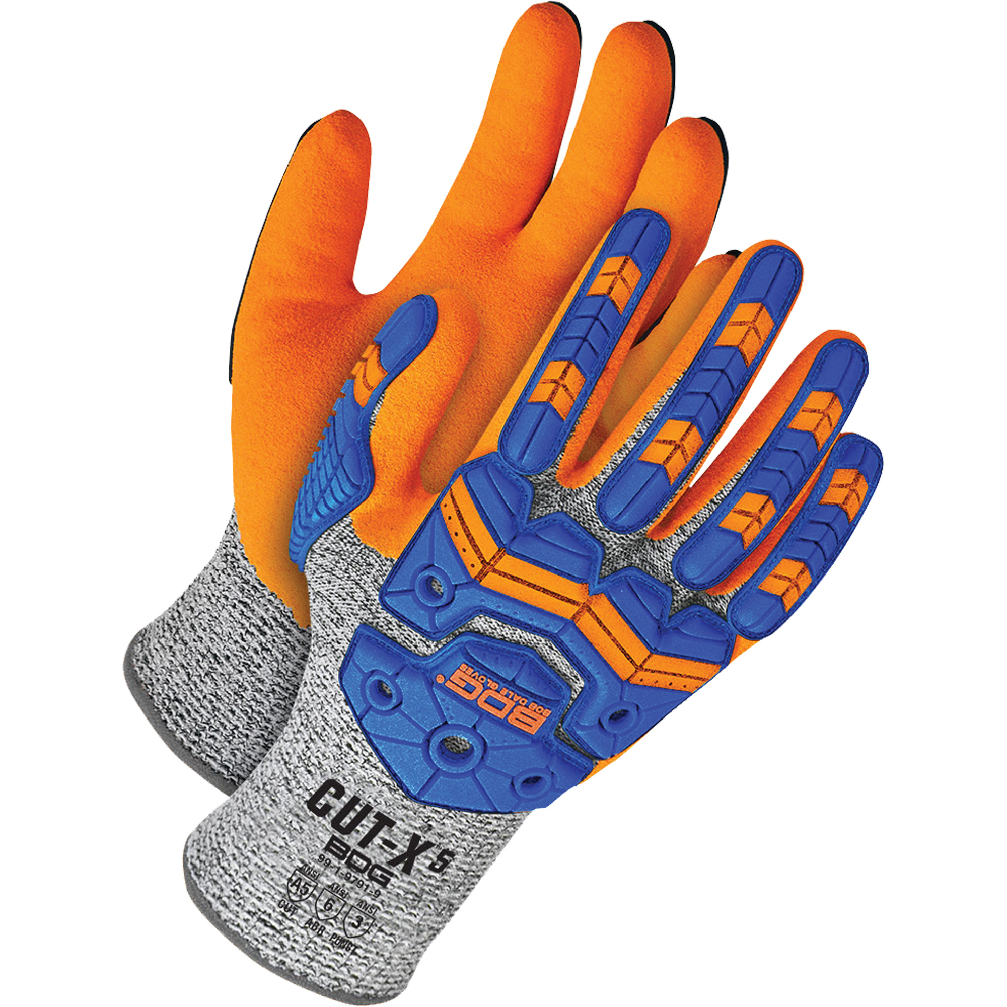 Gants résistants aux coupures et aux chocs Cut-XMC, Taille 10, Revêtement Nitrile, Enveloppe en PEHP, ASTM ANSI niveau A5