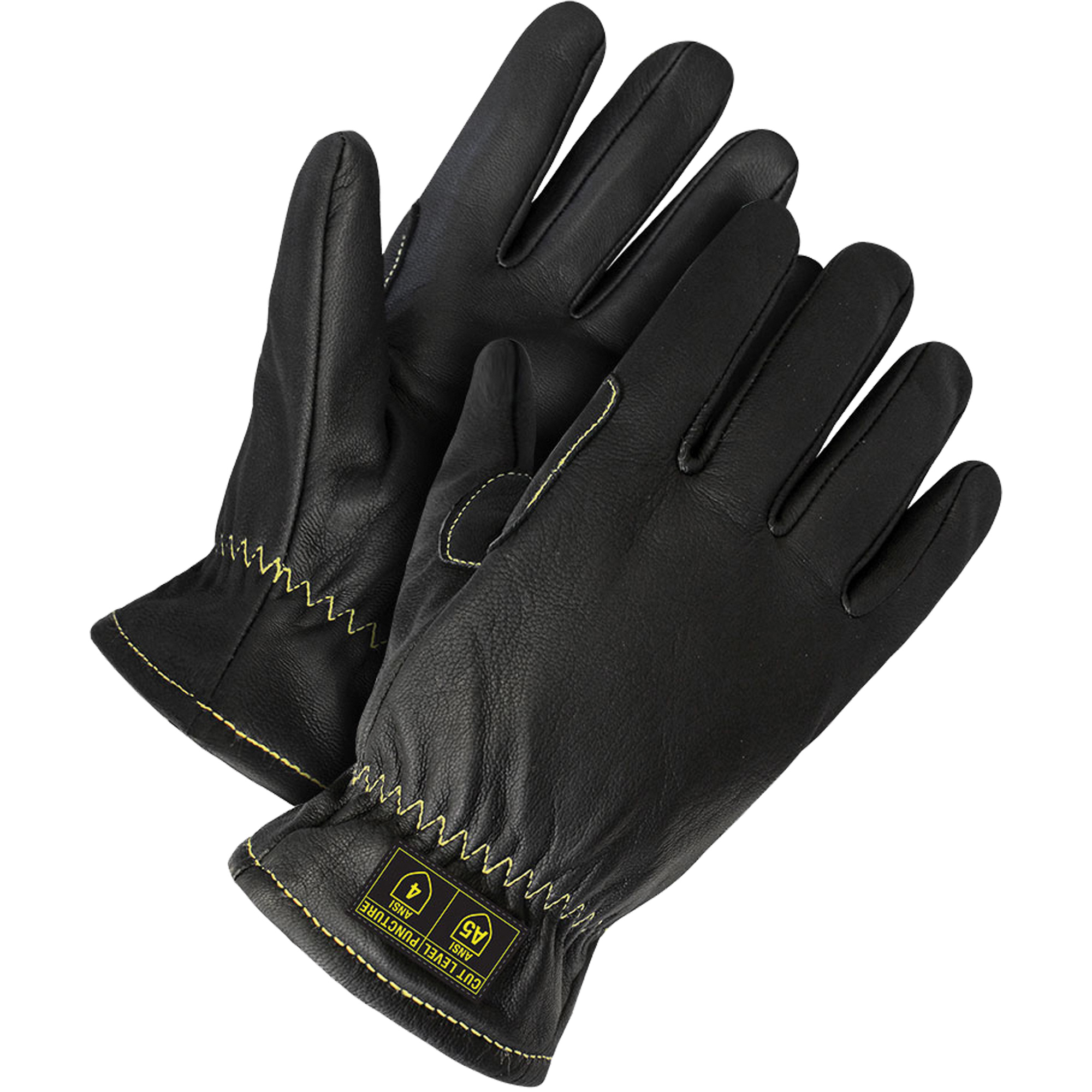 Gants résistants aux huiles DenyMC, Petit, Paume en Cuir fleur de chèvre