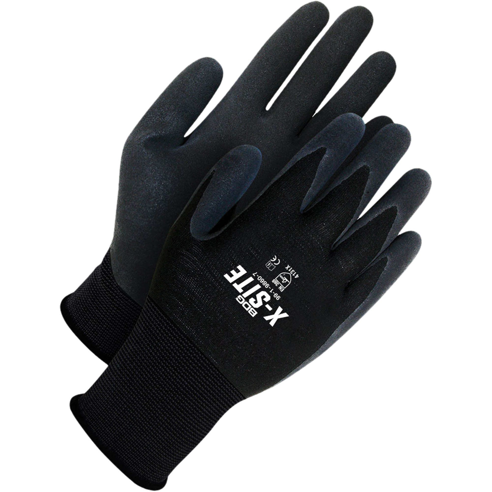 Gants synthétiques enduits, Taille T-Grand/10, Calibre 13, Revêtement HPTMC, Enveloppe en Nylon, ANSI/ISEA 105 niveau 1