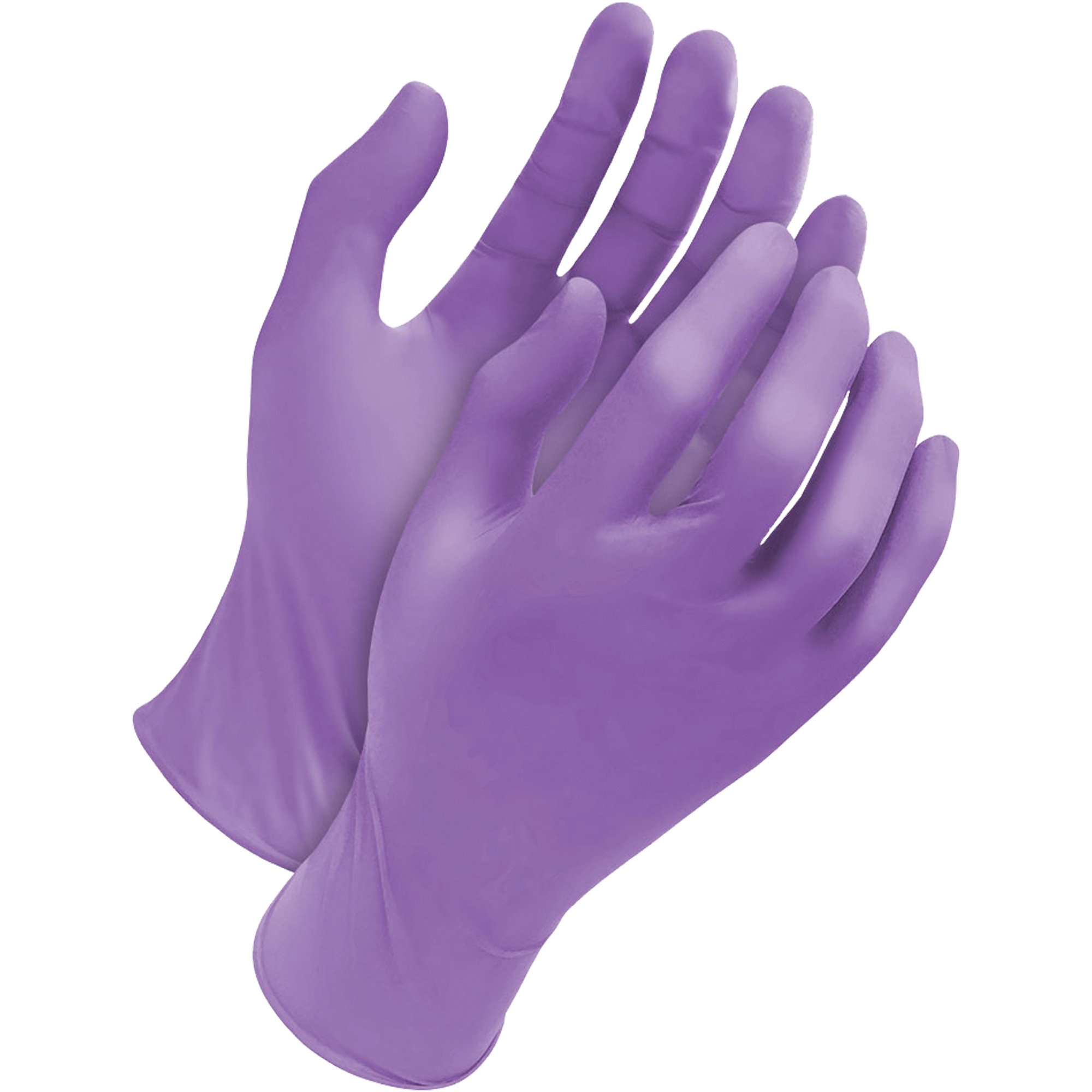 Gants tripolymères jetables DenyMC, Moyen, Latex/Néoprène/Nitrile, 6 mils, Sans poudre, Mauve