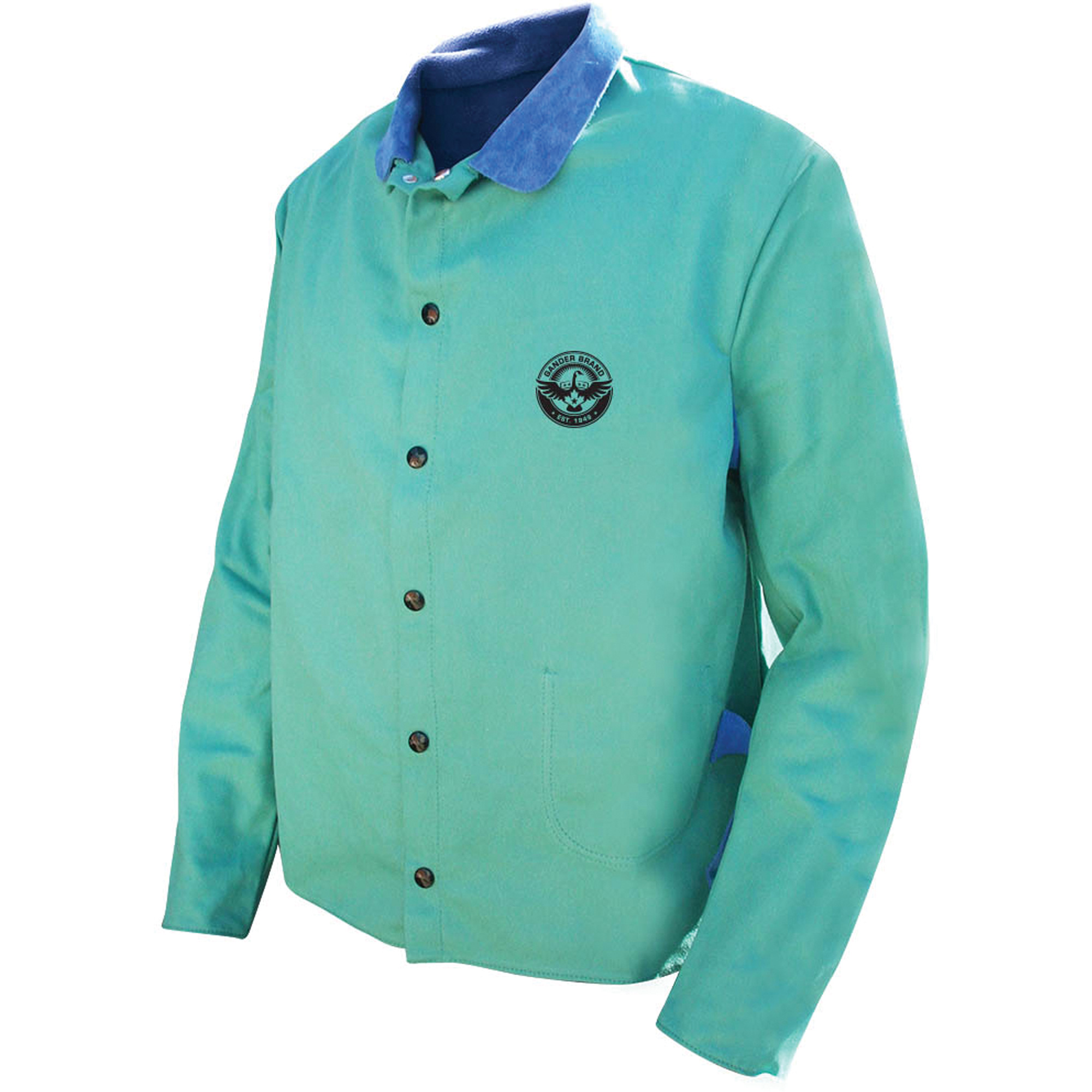 Veste de soudage Gander Brand BanoxMD FR, Coton, T-Grand, Vert