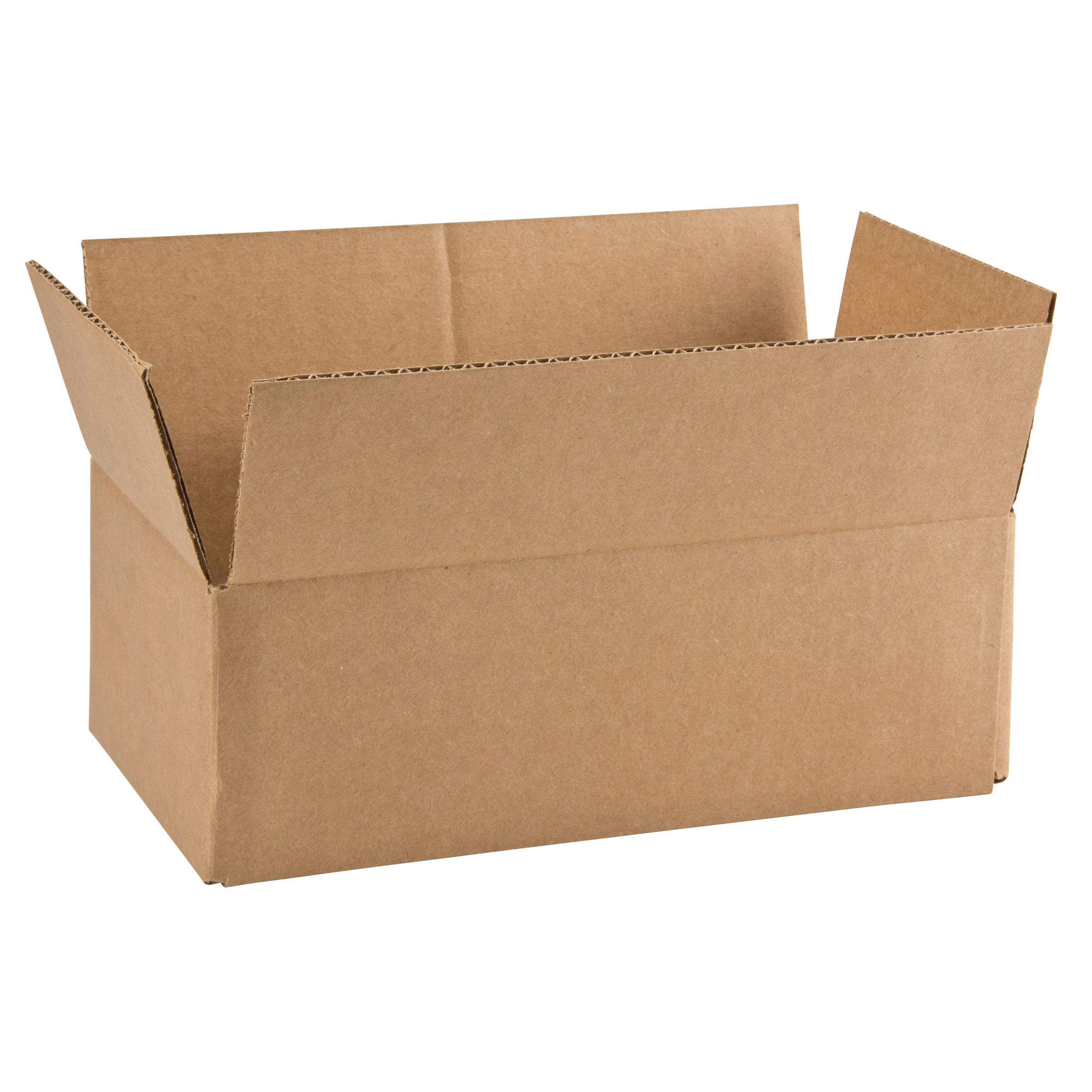 Boîte en carton ondulé, 12" lo x 6" la x 4" h, ondulations C