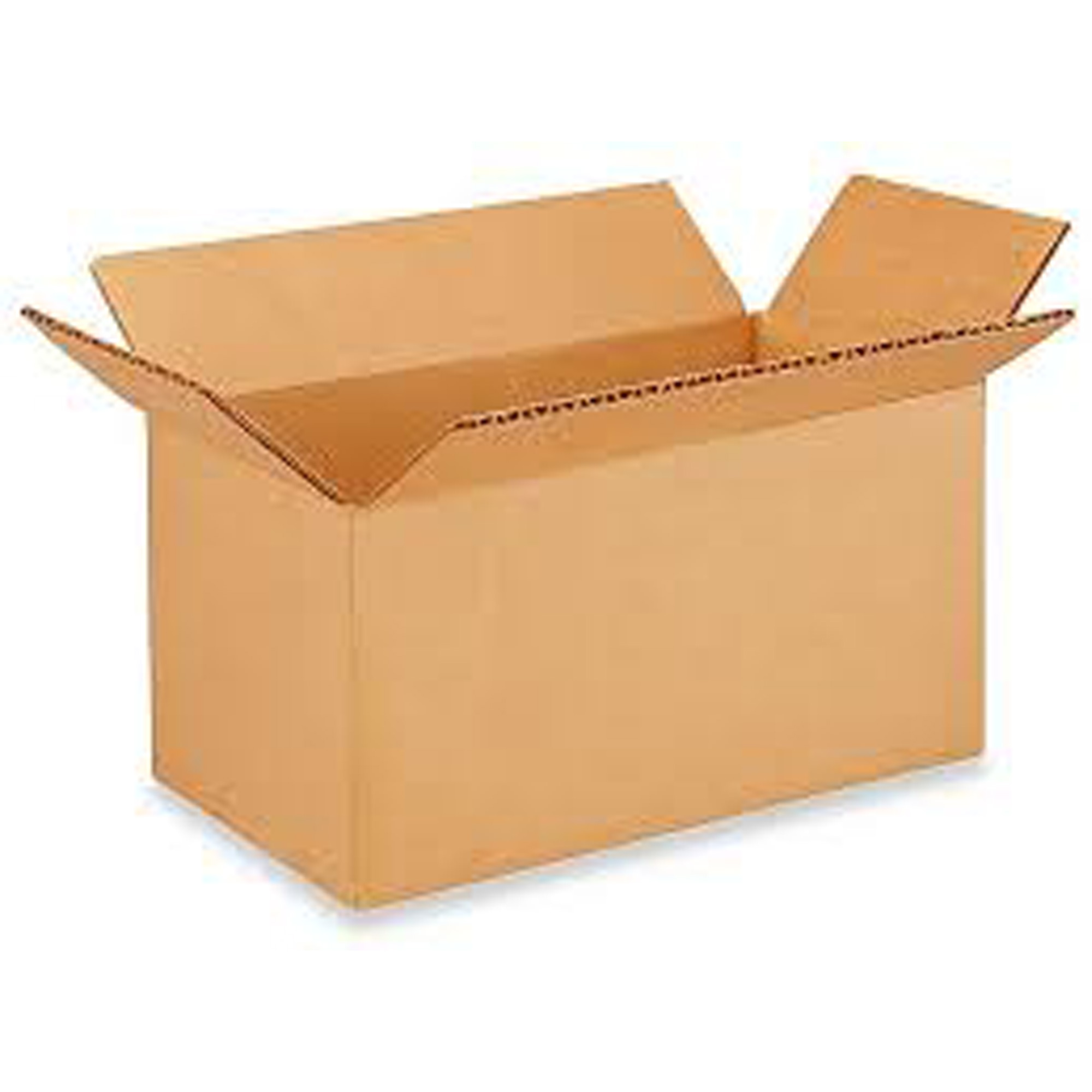 Boîte en carton ondulé, 8" lo x 4" la x 4" h, ondulations C