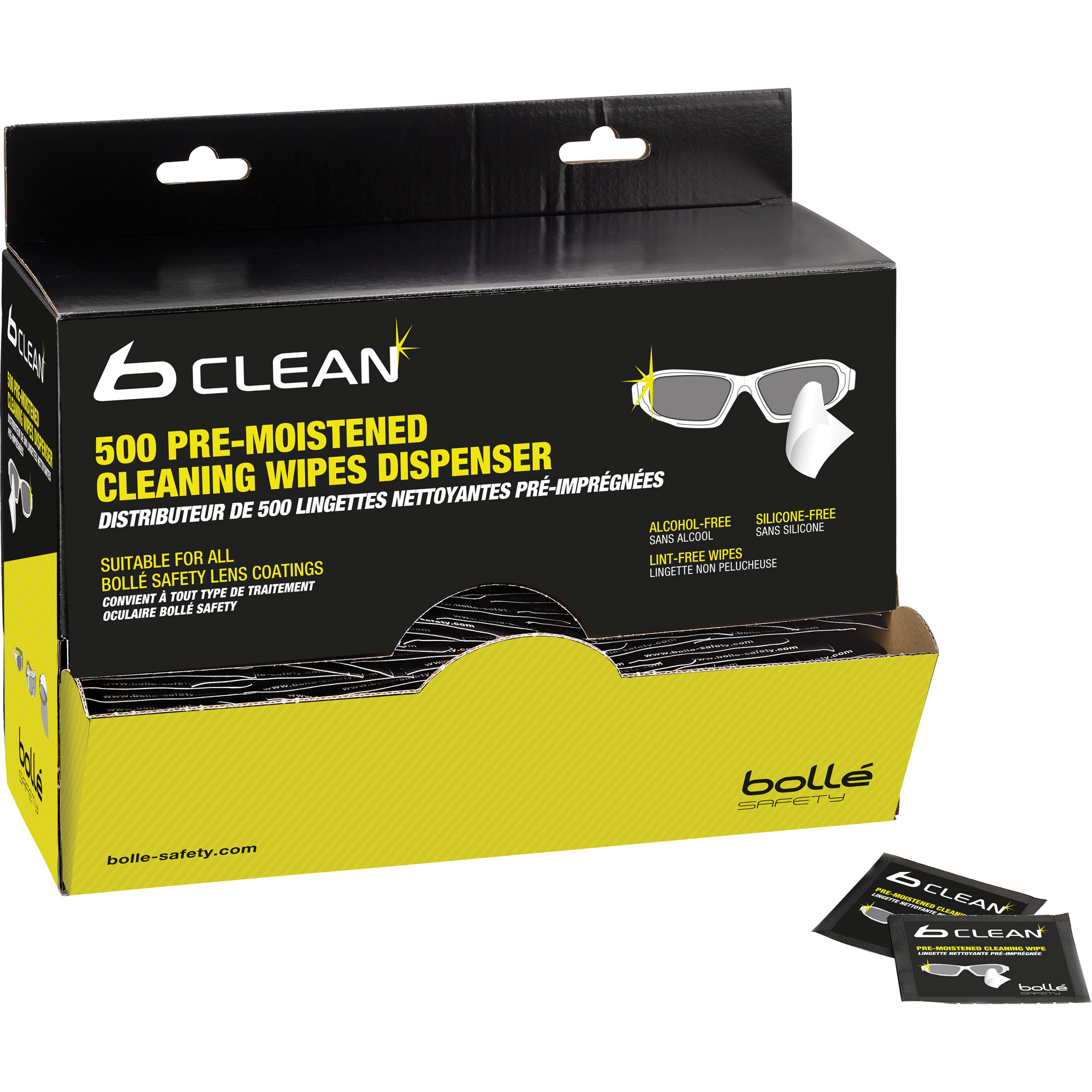 Lingettes nettoyantes prémouillées B-Clean B500