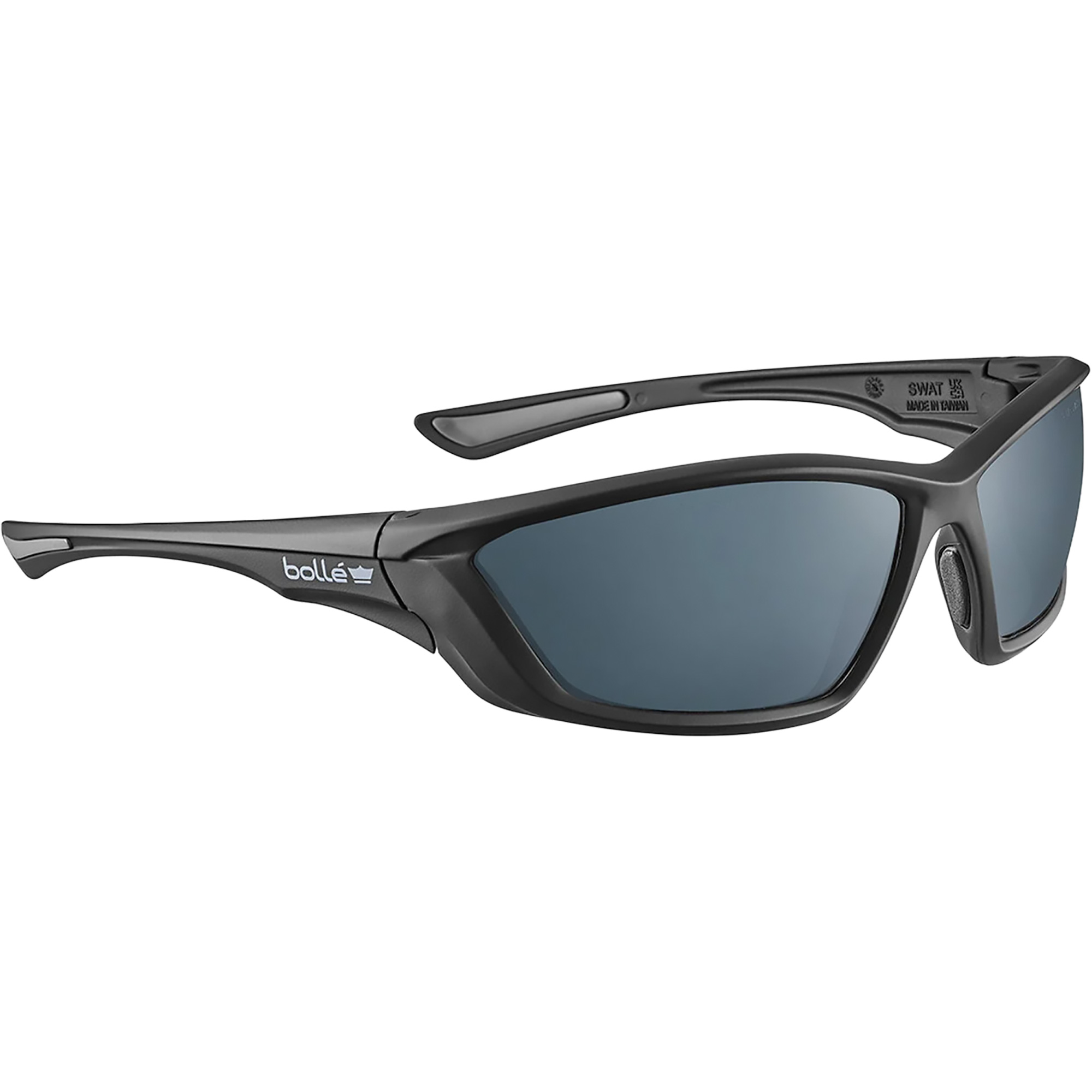Lunettes de sécurité à protection balistique SWAT, Lentille Fumée/Gris, Antibuée/Anti-égratignures, ANSI Z87+