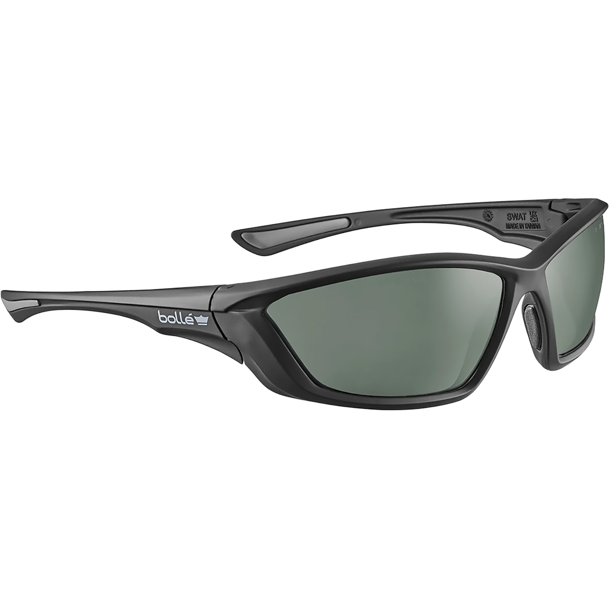 Lunettes de sécurité à protection balistique SWAT, Lentille Gris, Antibuée/Anti-égratignures/Polarisé, ANSI Z87+