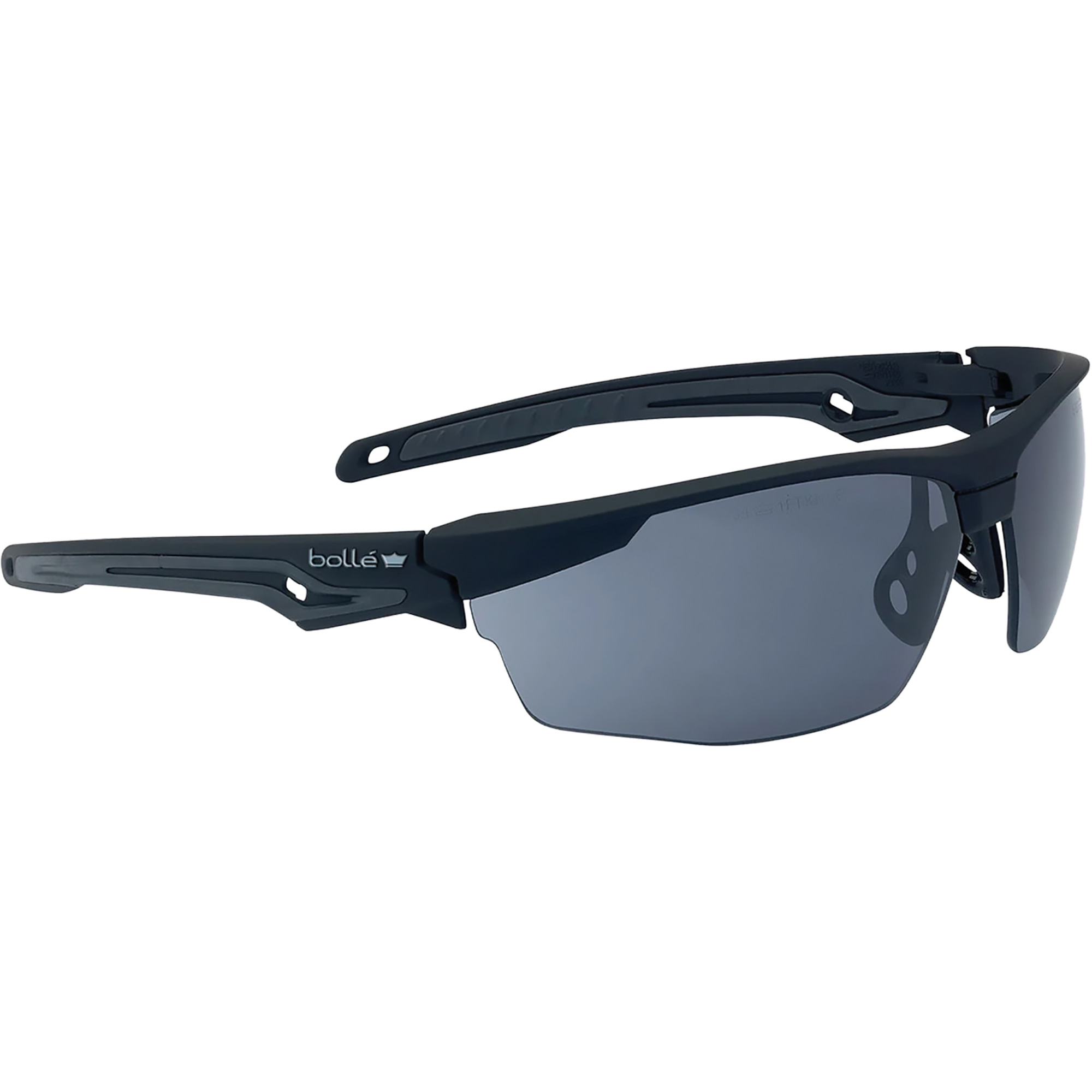 Lunettes de sécurité Balistique BSSI TRYON, Lentille Fumée/Gris, Antibuée/Anti-égratignures, ANSI Z87+