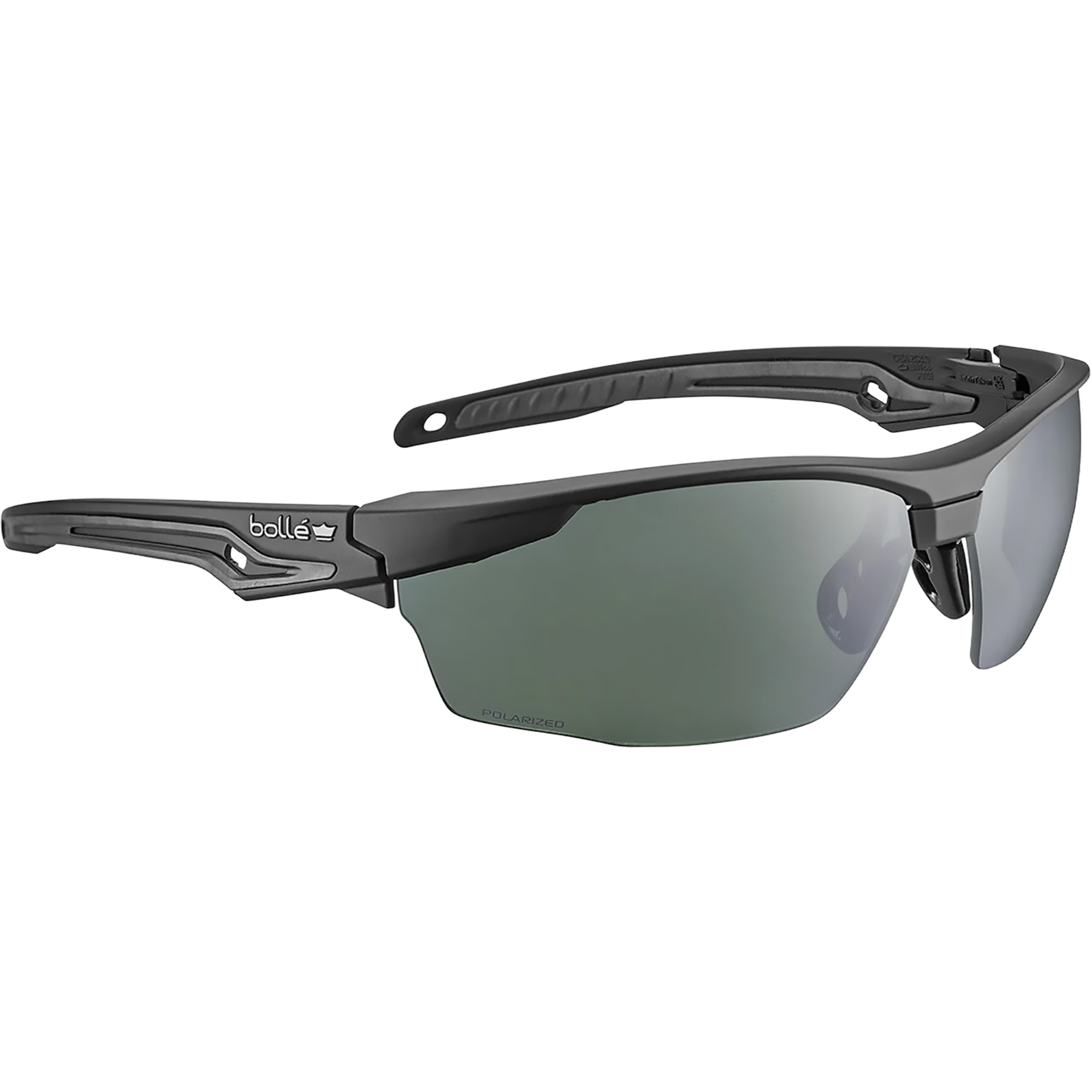 Lunettes de sécurité Balistique BSSI TRYON, Lentille Gris, Antibuée/Anti-égratignures/Polarisé, ANSI Z87+