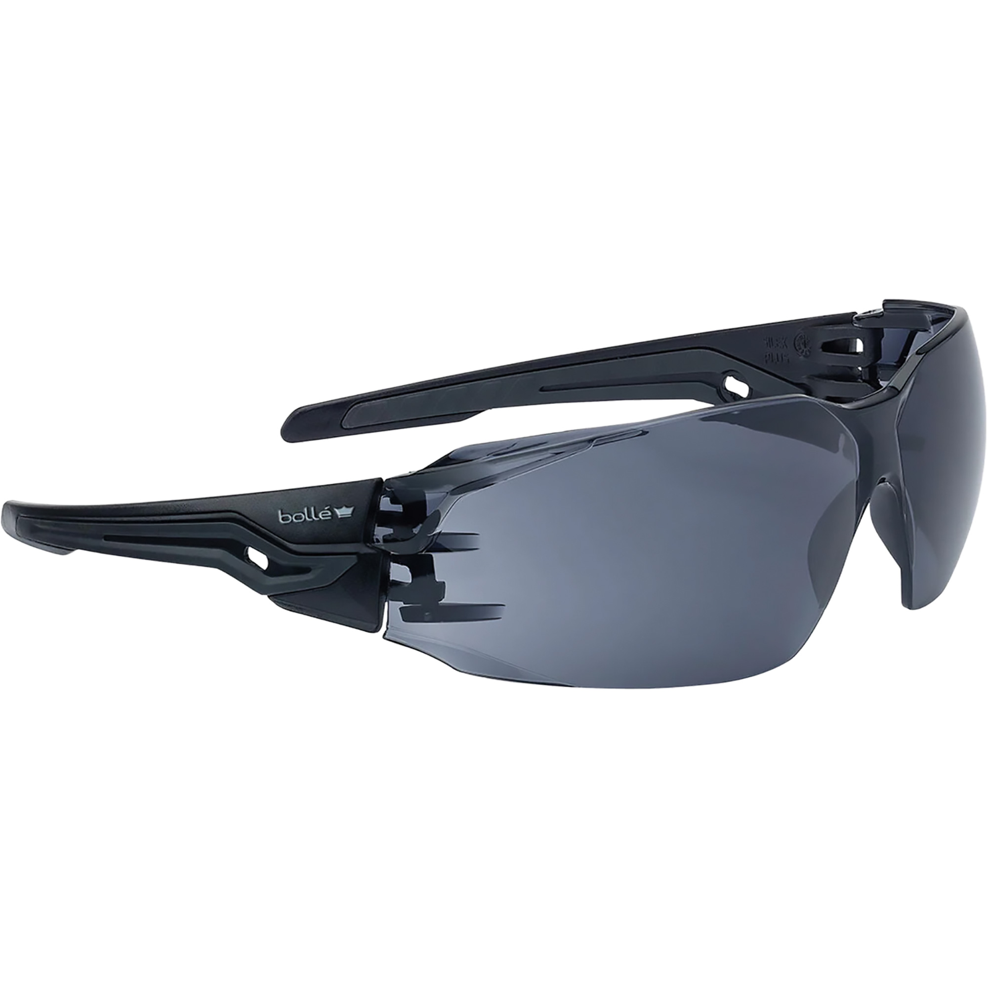 Lunettes de sécurité BSSI Silex+, Lentille Fumée/Gris, Antibuée/Anti-égratignures, ANSI Z87+