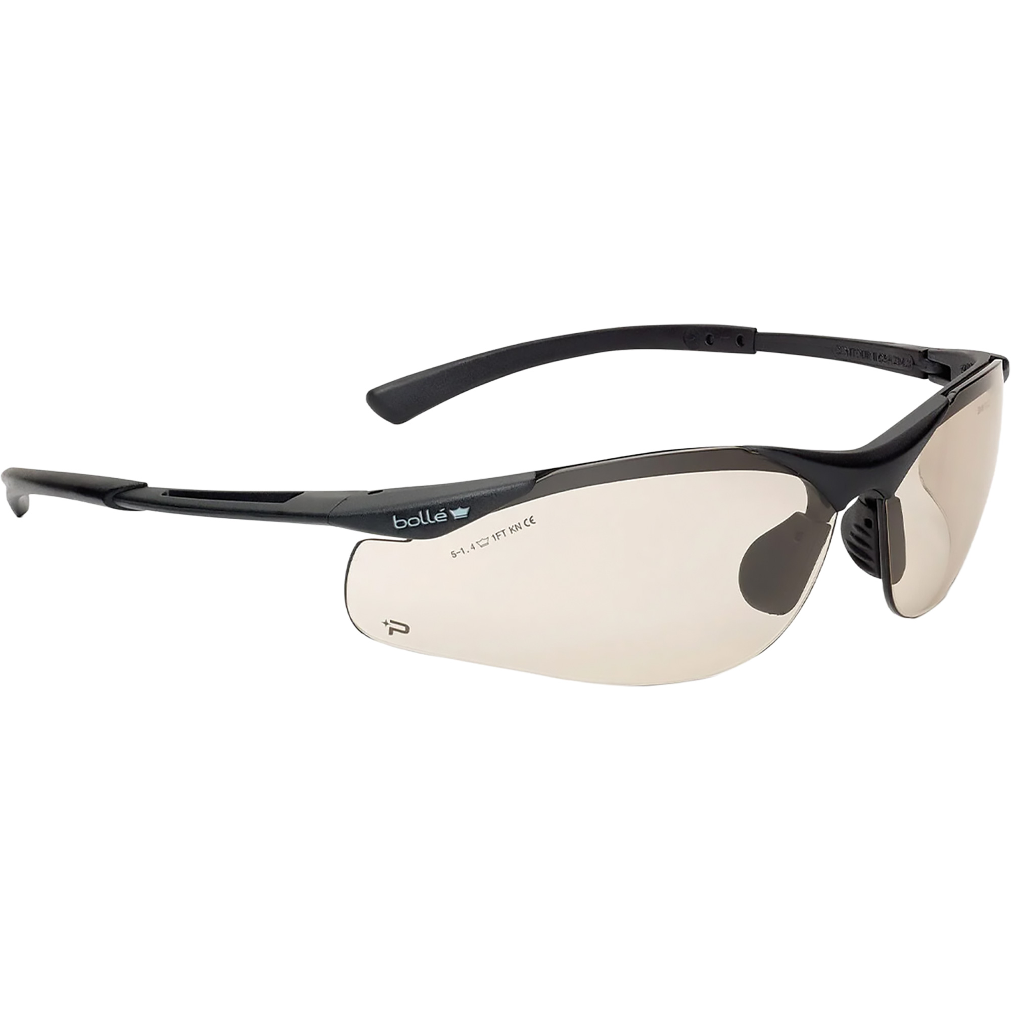 Lunettes de sécurité Contour BSSI, Lentille Brun/Cuivre, Antibuée/Anti-égratignures, ANSI Z87+