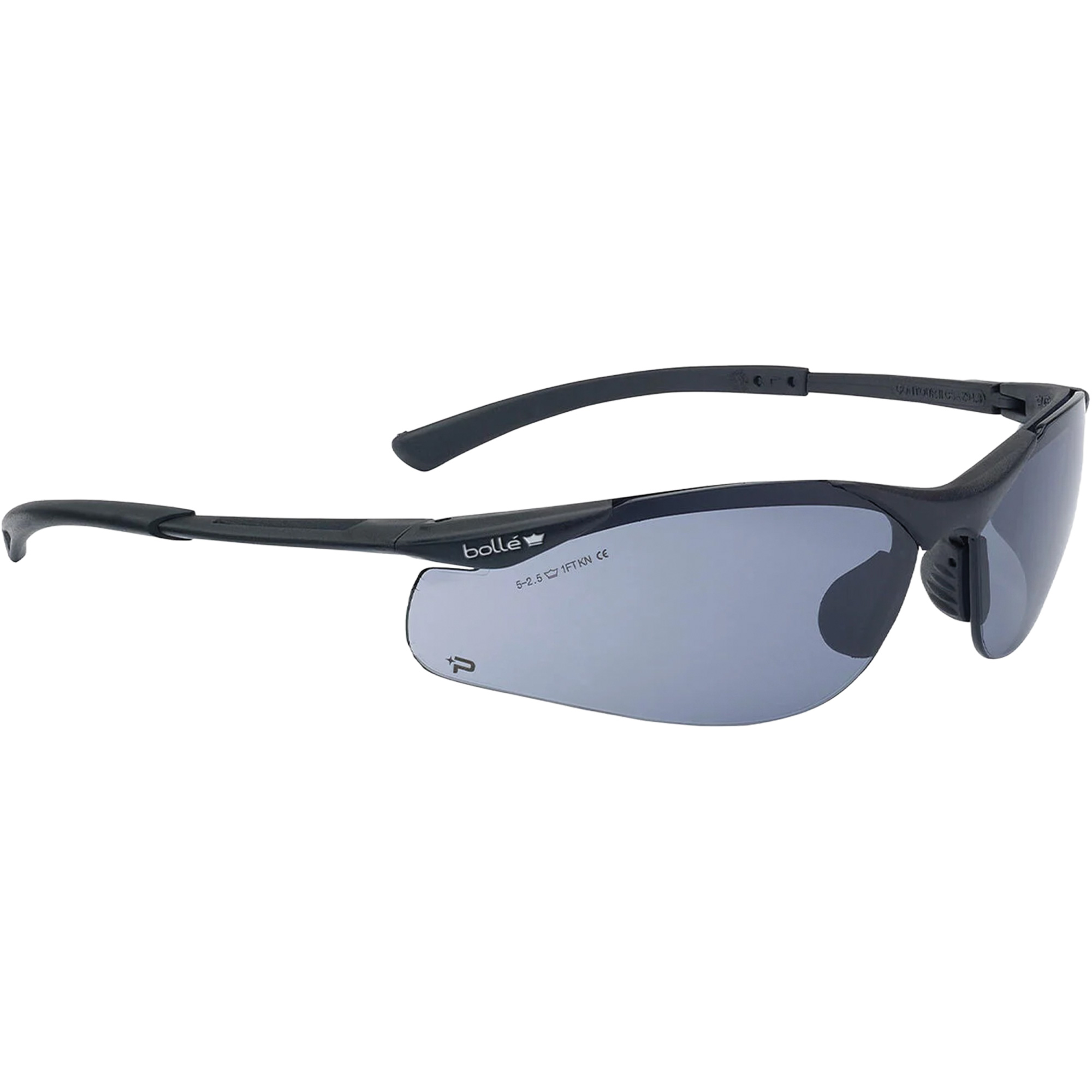 Lunettes de sécurité Contour BSSI, Lentille Brun/Fumée, Antibuée/Anti-égratignures, ANSI Z87+